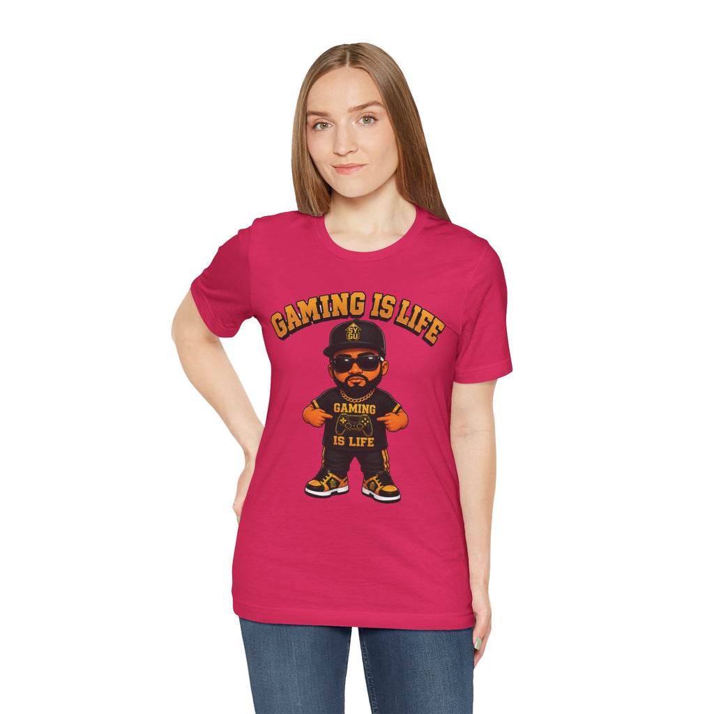 StepYahGameUp — Gaming Is Life | Unisex Tee