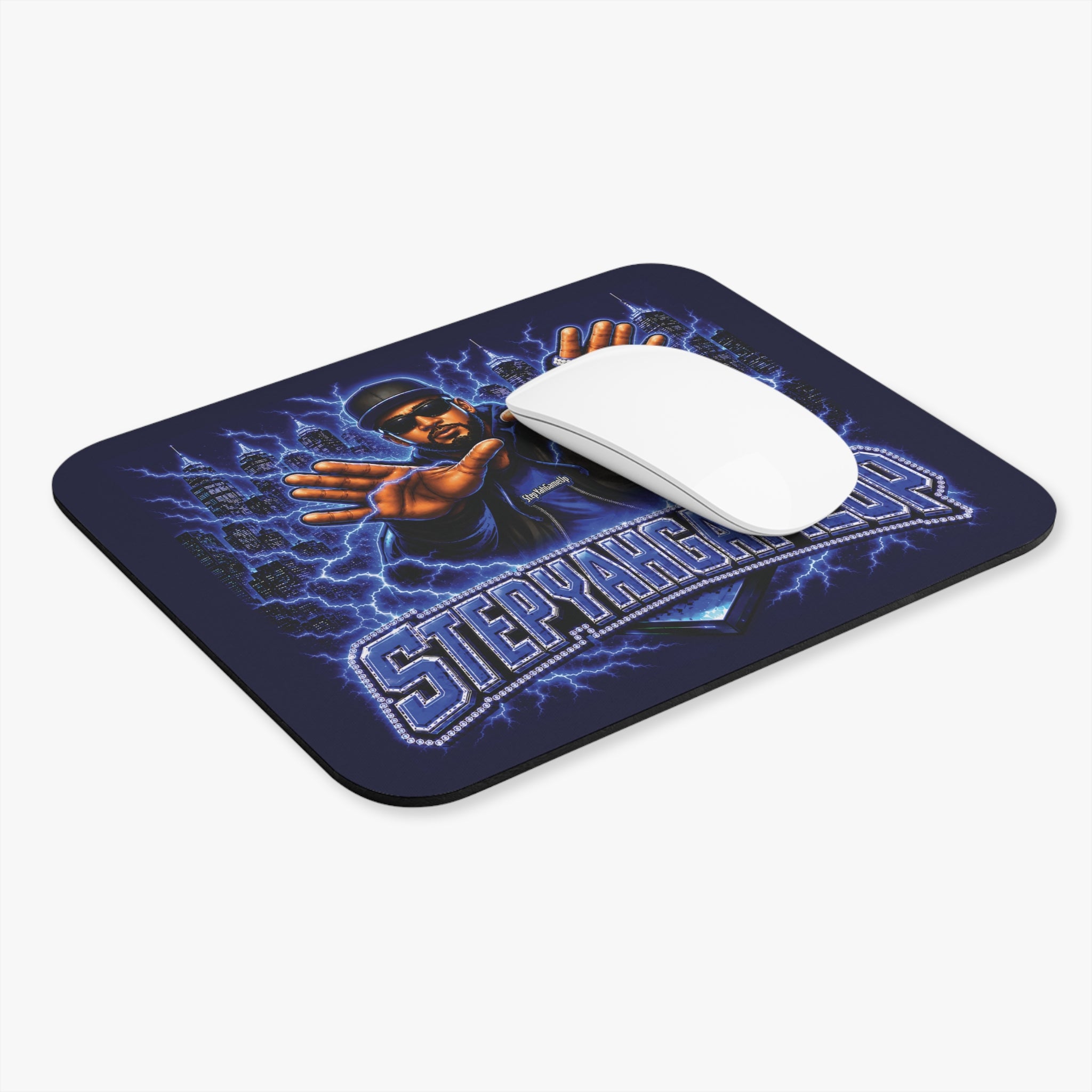 StepYahGameUp Mouse Pad — Electric Edition