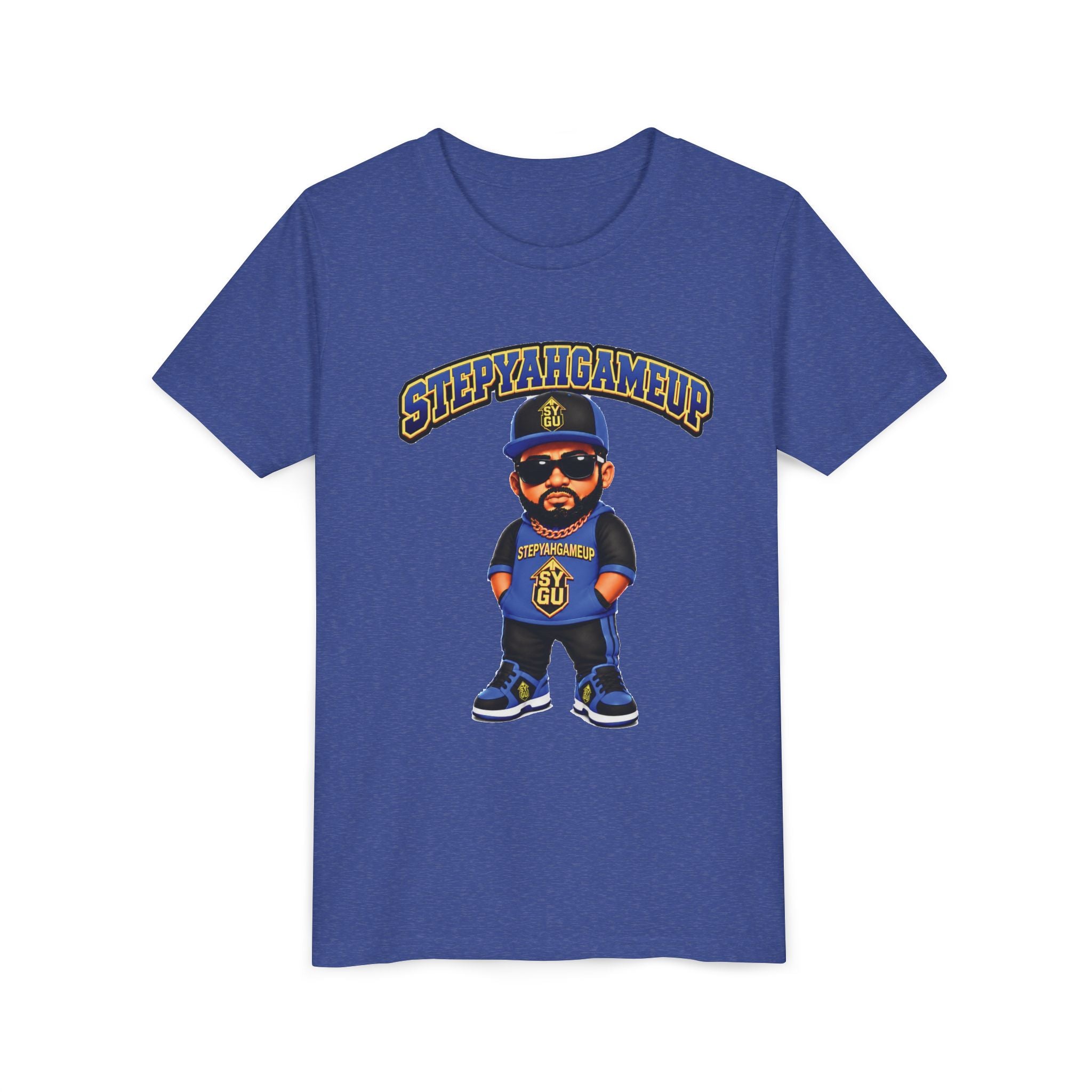StepYahGameUp — Stumble Step | Hands In Pockets | Unisex Youth Tee
