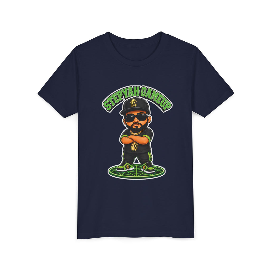 StepYahGameUp — Stumble Step Green Edition | Youth Tee