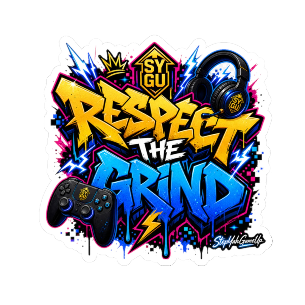 💪 Respect The Grind | Kiss-Cut Sticker
