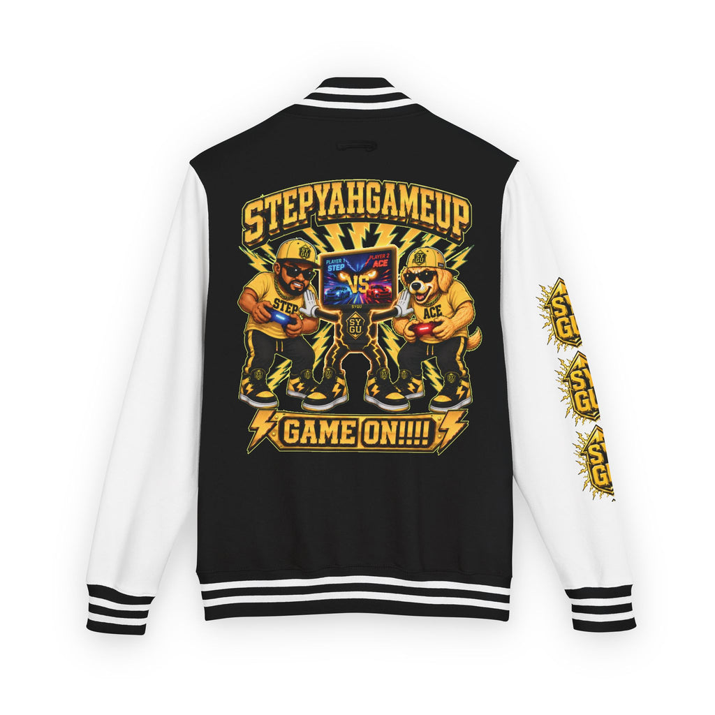 StepYahGameUp — Game On!!!! | Unisex Letterman Jacket