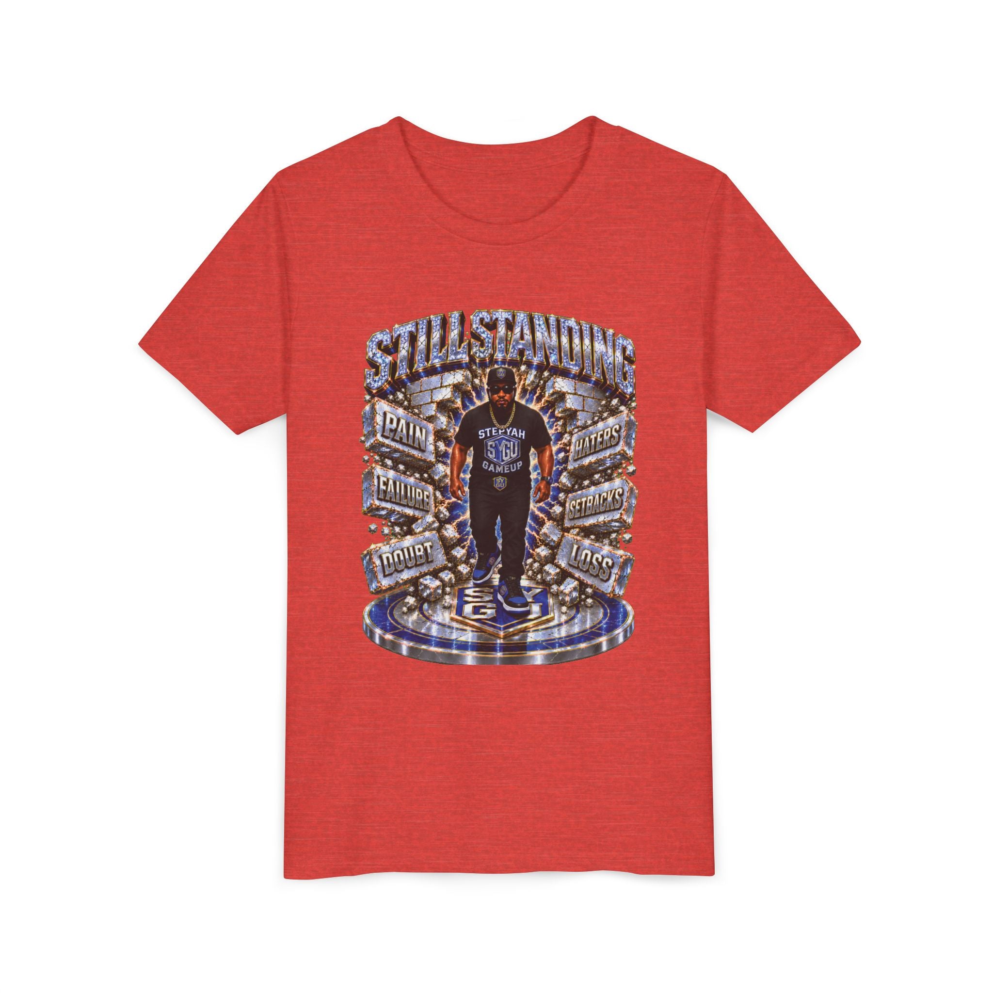 StepYahGameUp — Still Standing | Youth Tee