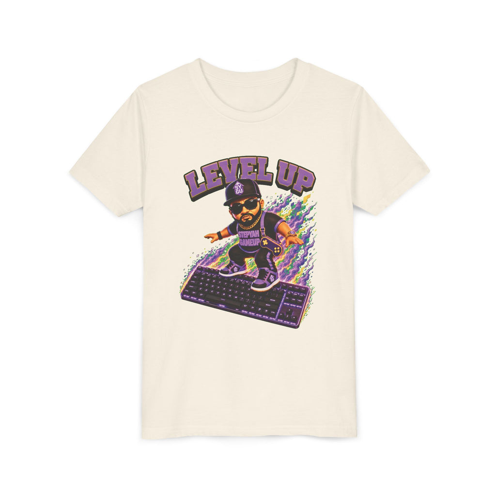 StepYahGameUp — Level Up | Keyboard Rider | Unisex Youth Tee