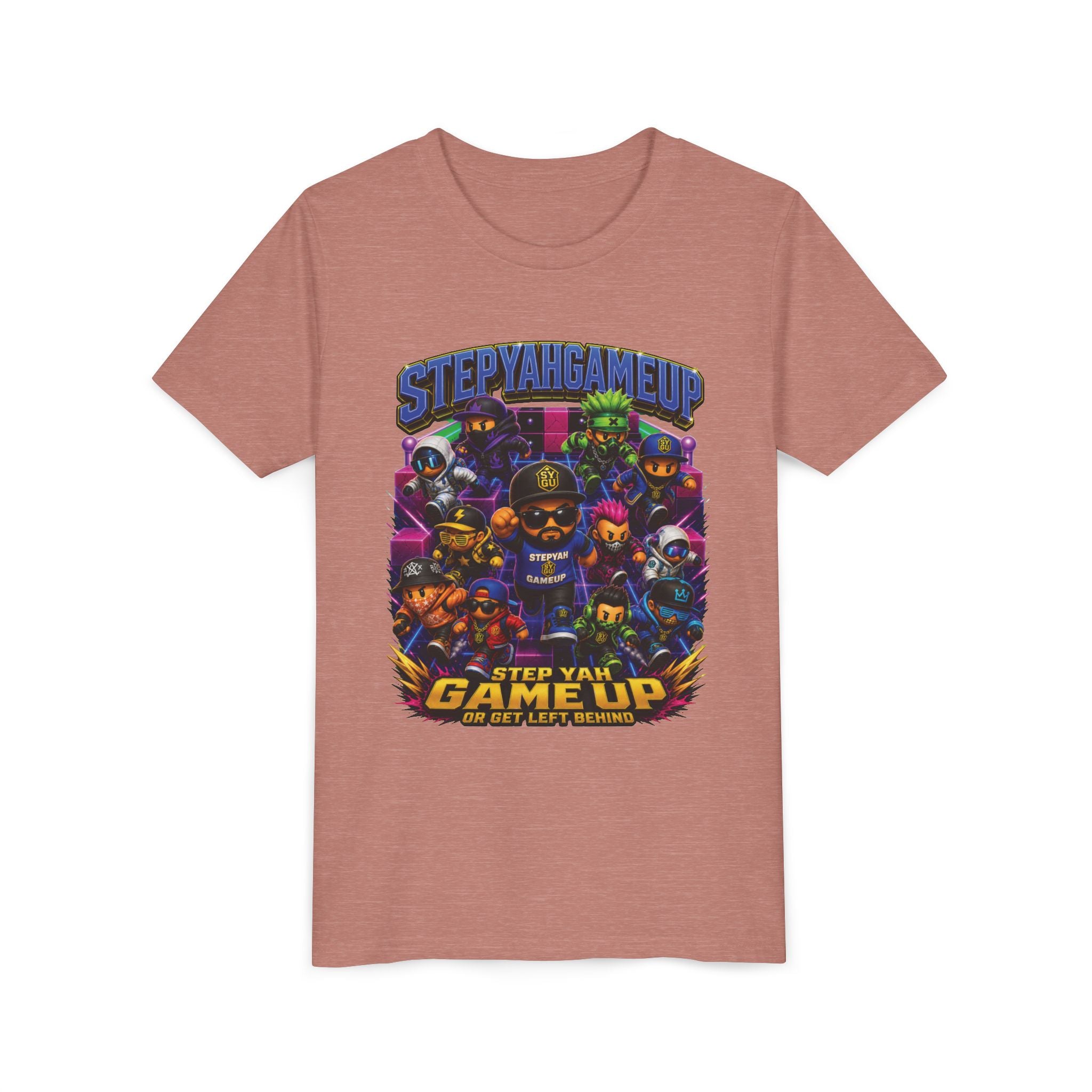 StepYahGameUp — Step Yah Game Up Or Get Left Behind | Unisex Youth Tee