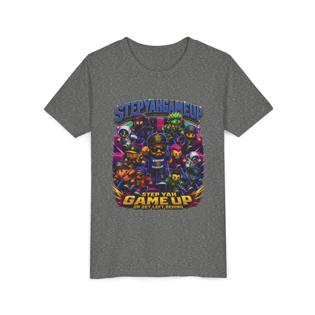 StepYahGameUp — Step Yah Game Up Or Get Left Behind | Unisex Youth Tee