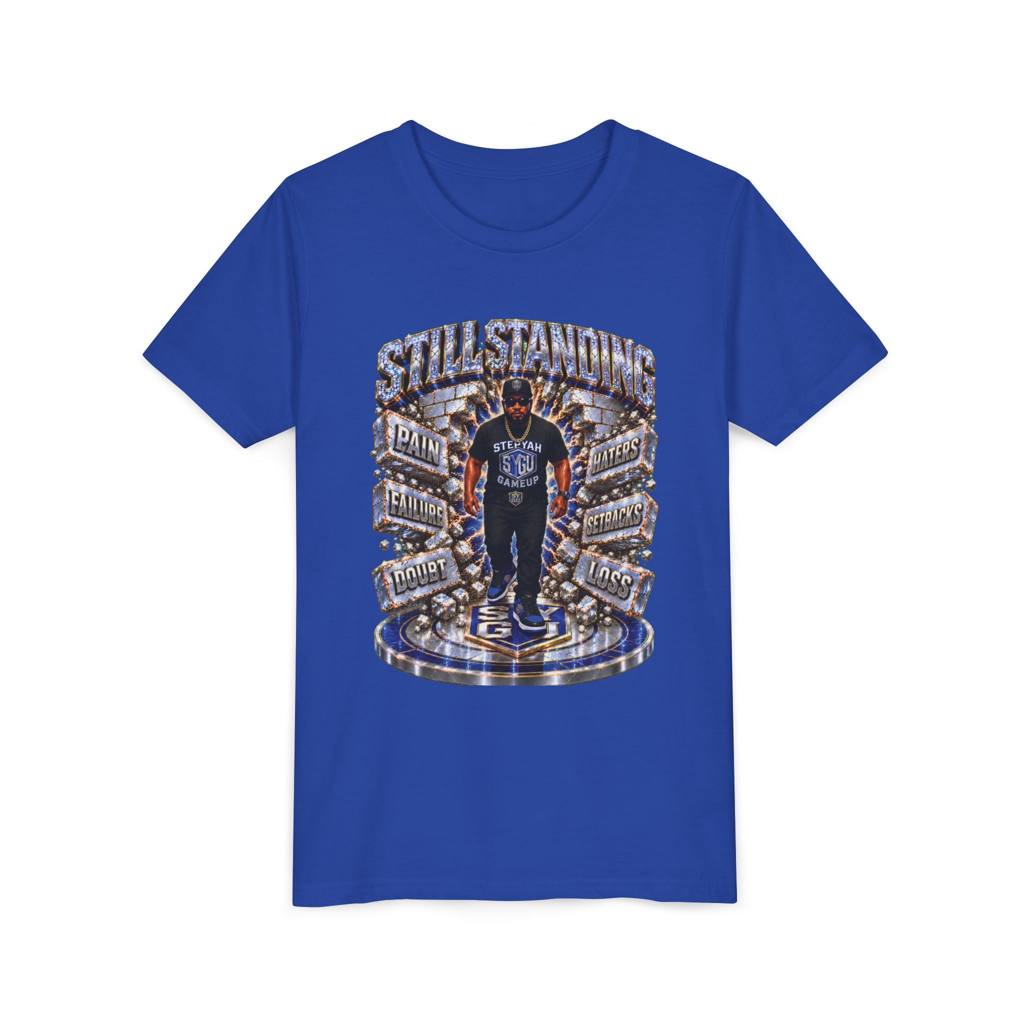 StepYahGameUp — Still Standing | Youth Tee