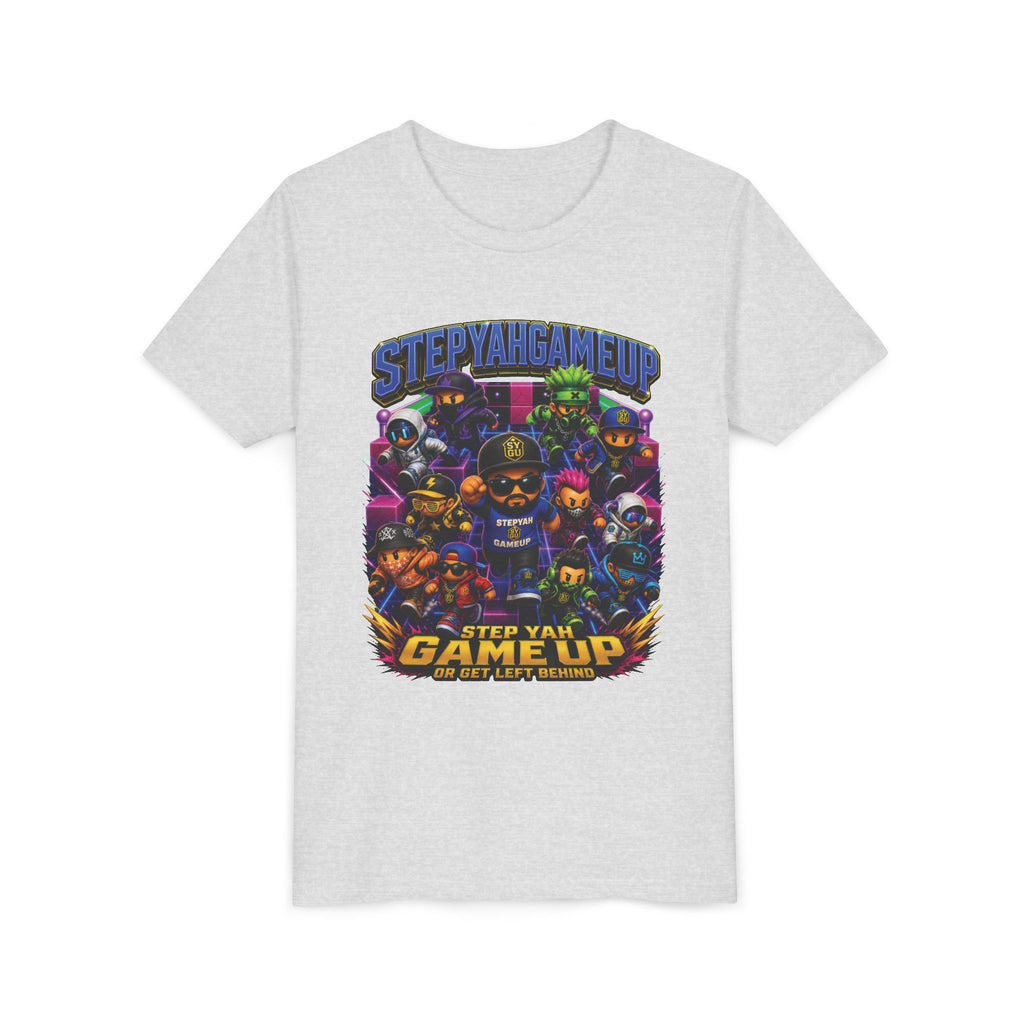 StepYahGameUp — Step Yah Game Up Or Get Left Behind | Unisex Youth Tee