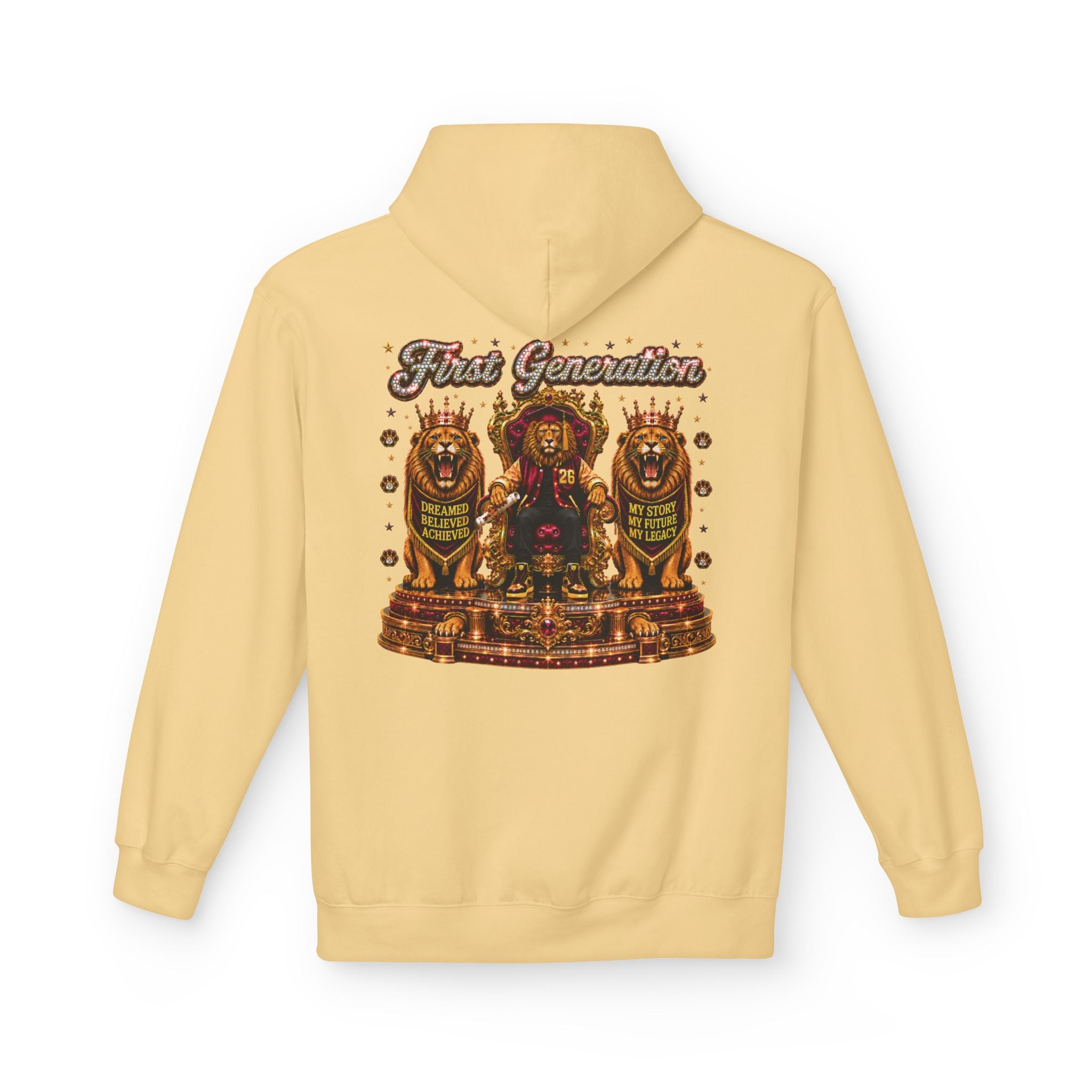 The King Miko Unisex   Hoodie — Class of 2026 | First Generation Graduate
