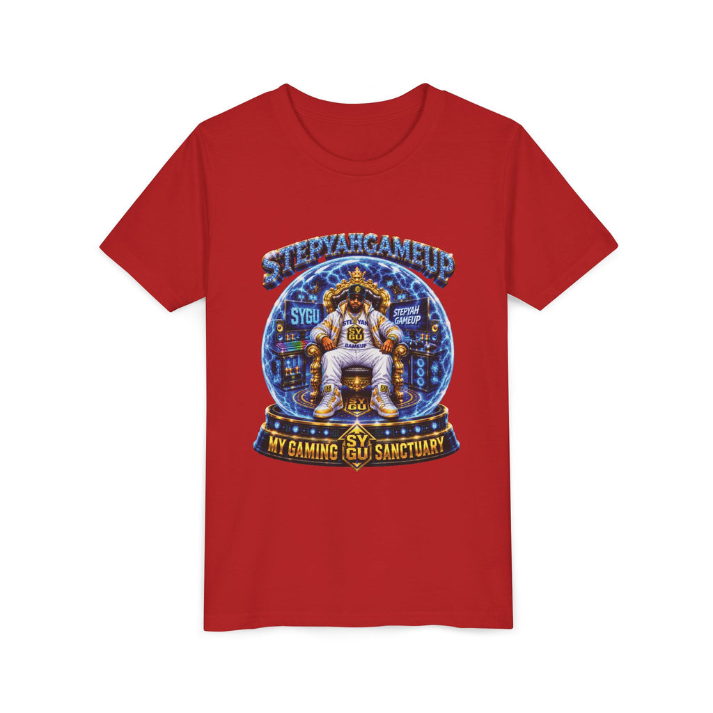 StepYahGameUp — My Gaming Sanctuary | Unisex Youth Tee
