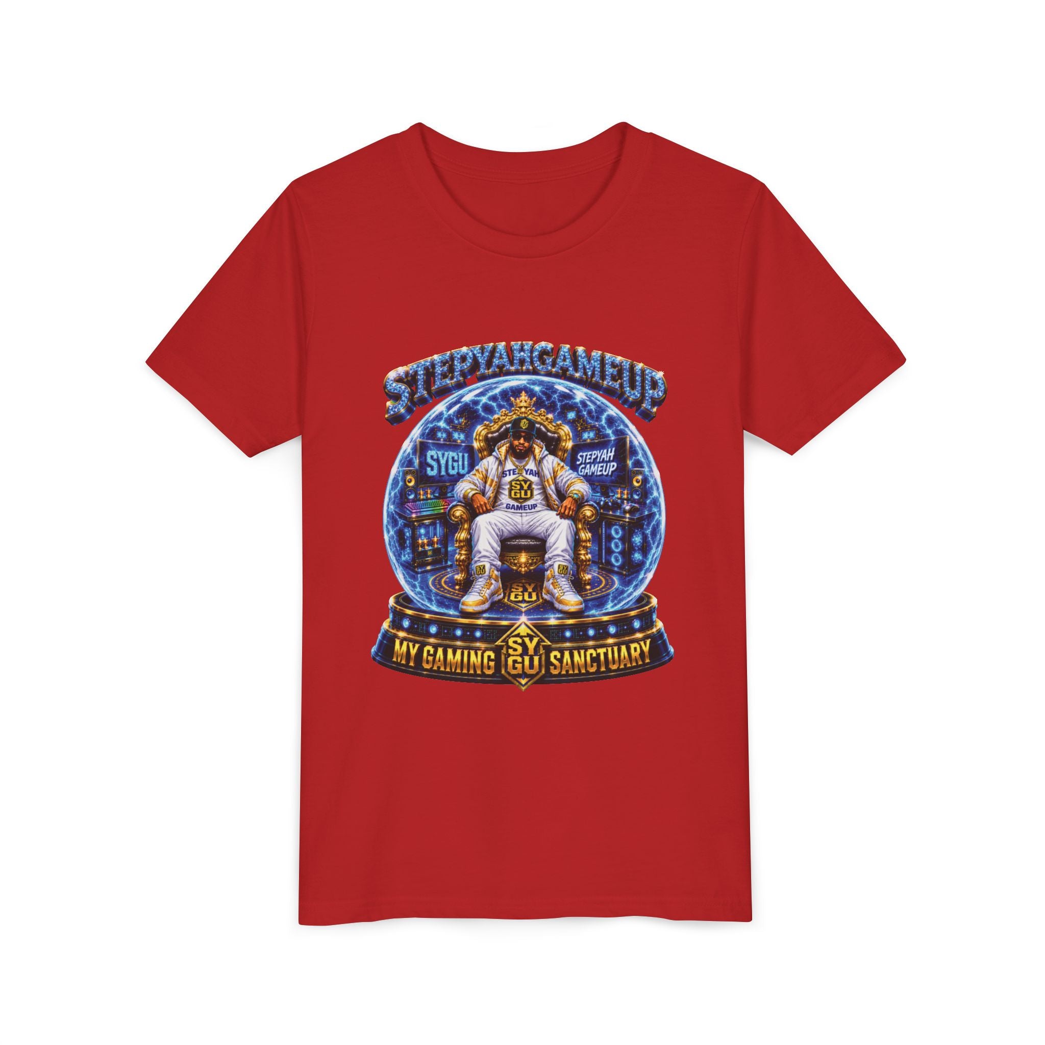 StepYahGameUp — My Gaming Sanctuary | Unisex Youth Tee