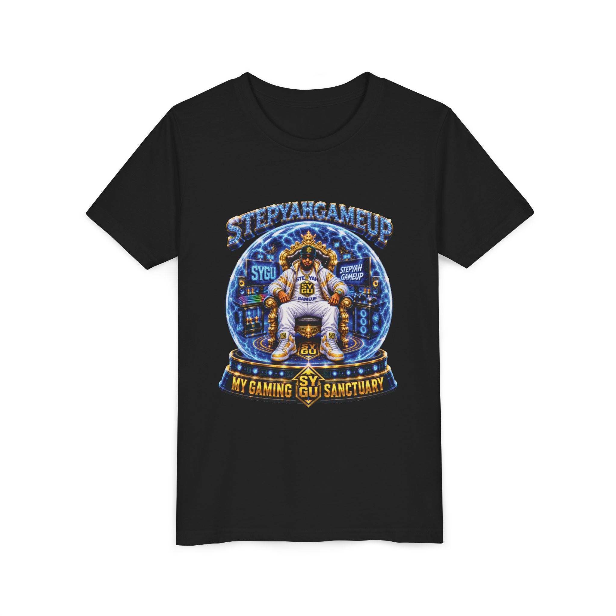 StepYahGameUp — My Gaming Sanctuary | Unisex Youth Tee