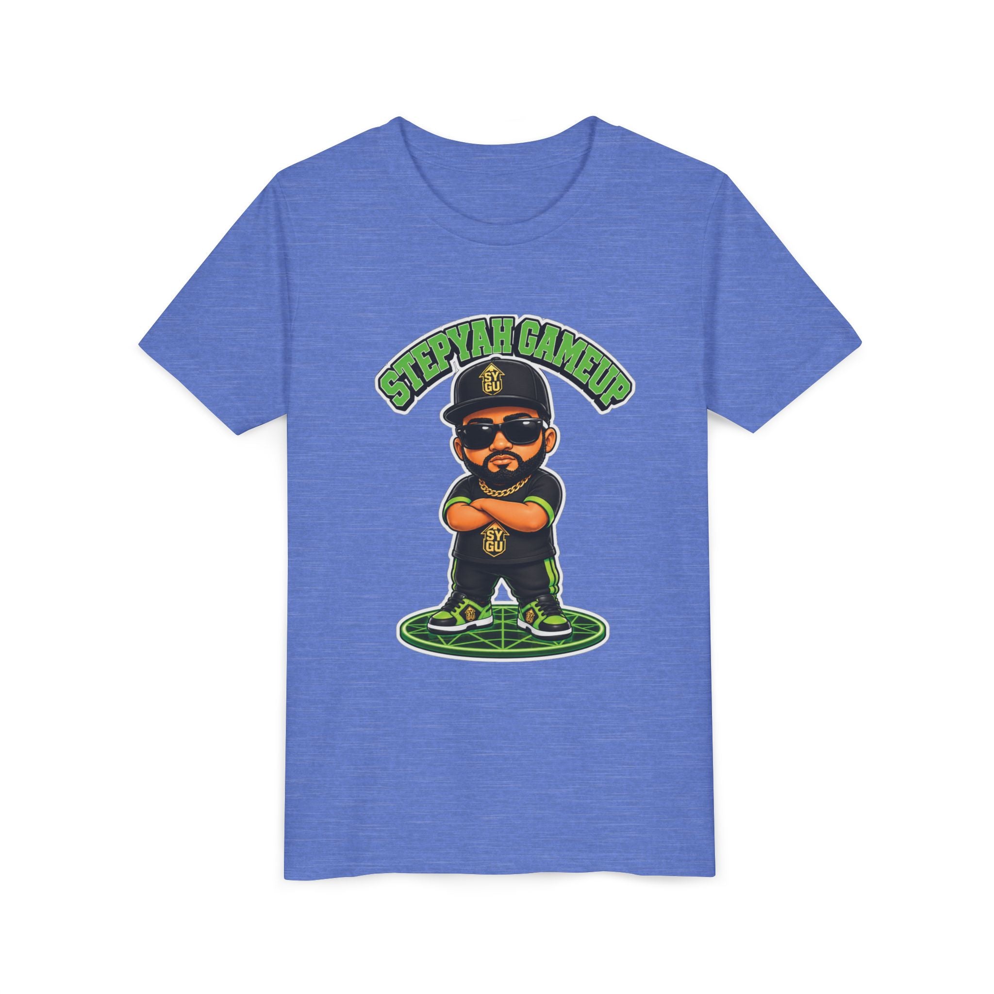 StepYahGameUp — Stumble Step Green Edition | Youth Tee