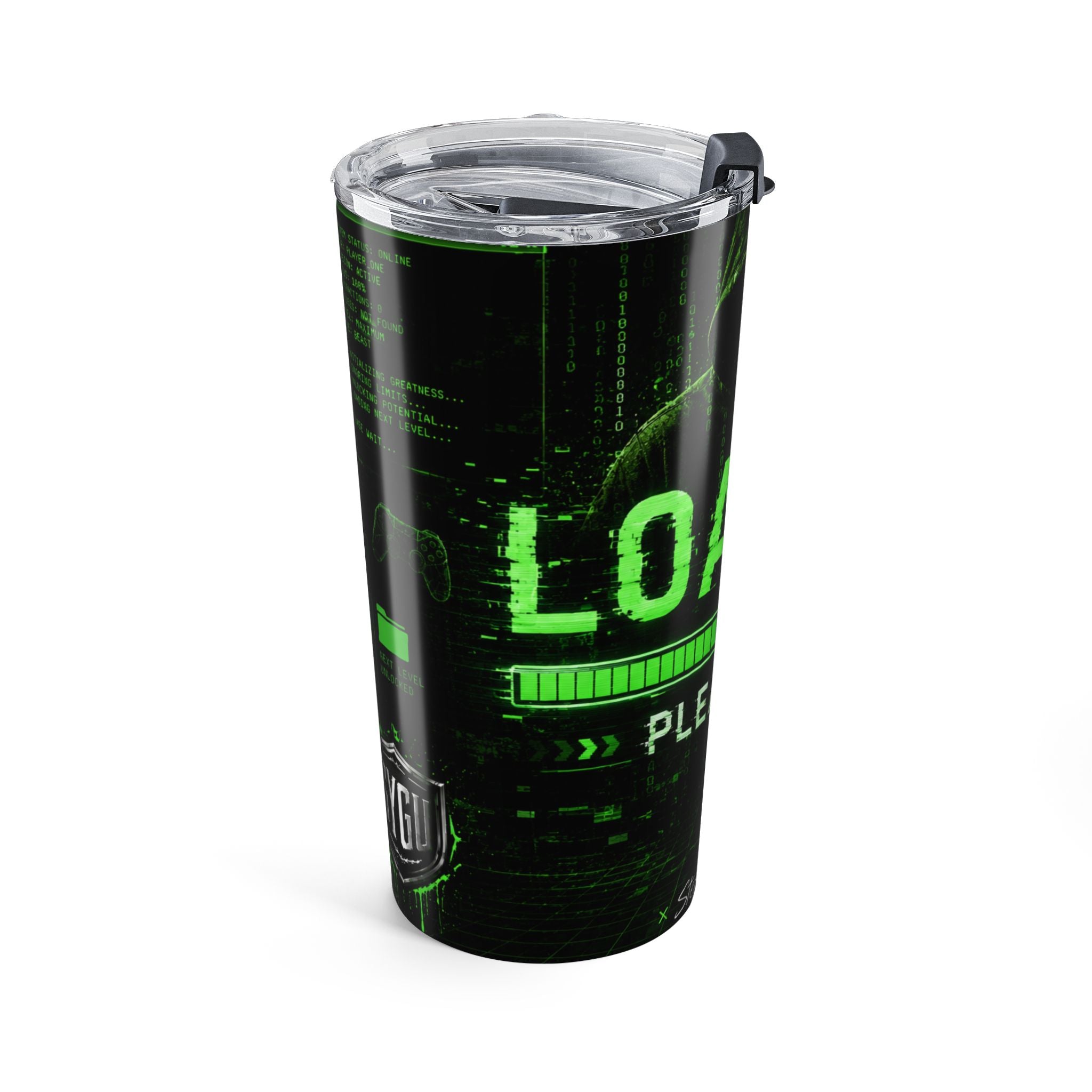 StepYahGameUp — Loading Please Wait | 20oz Tumbler