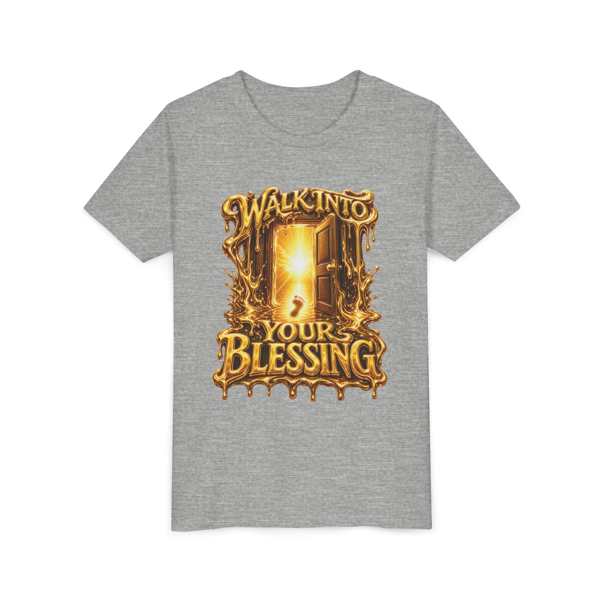 Walk By Faith ✝️ — Walk Into Your Blessing | Unisex Youth Tee