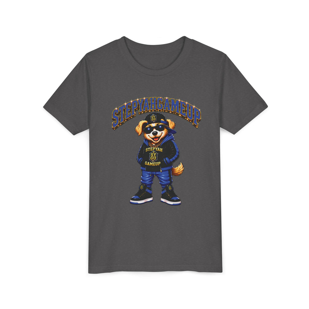 StepYahGameUp — SYGU Dog | Blue Edition | Unisex Youth Tee