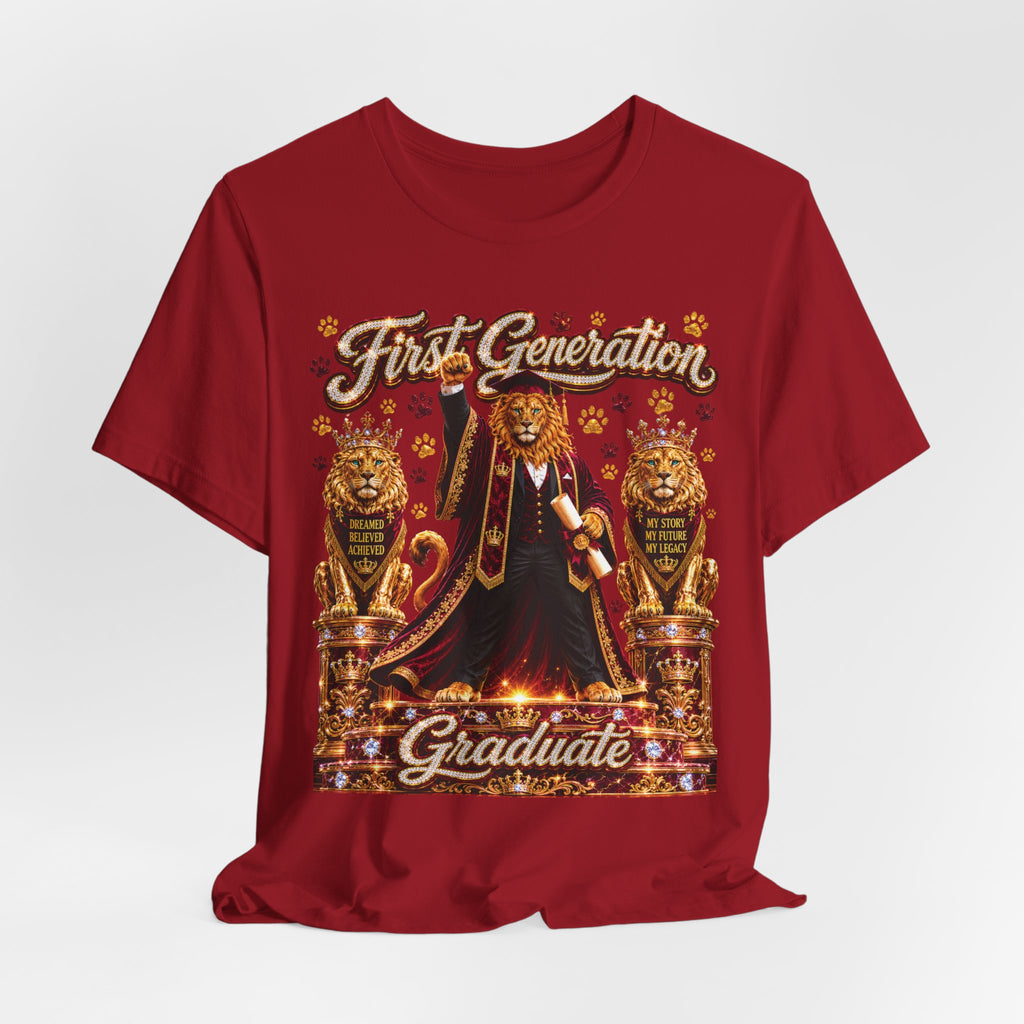 The King Miko Unisex Tee — First Generation Graduate
