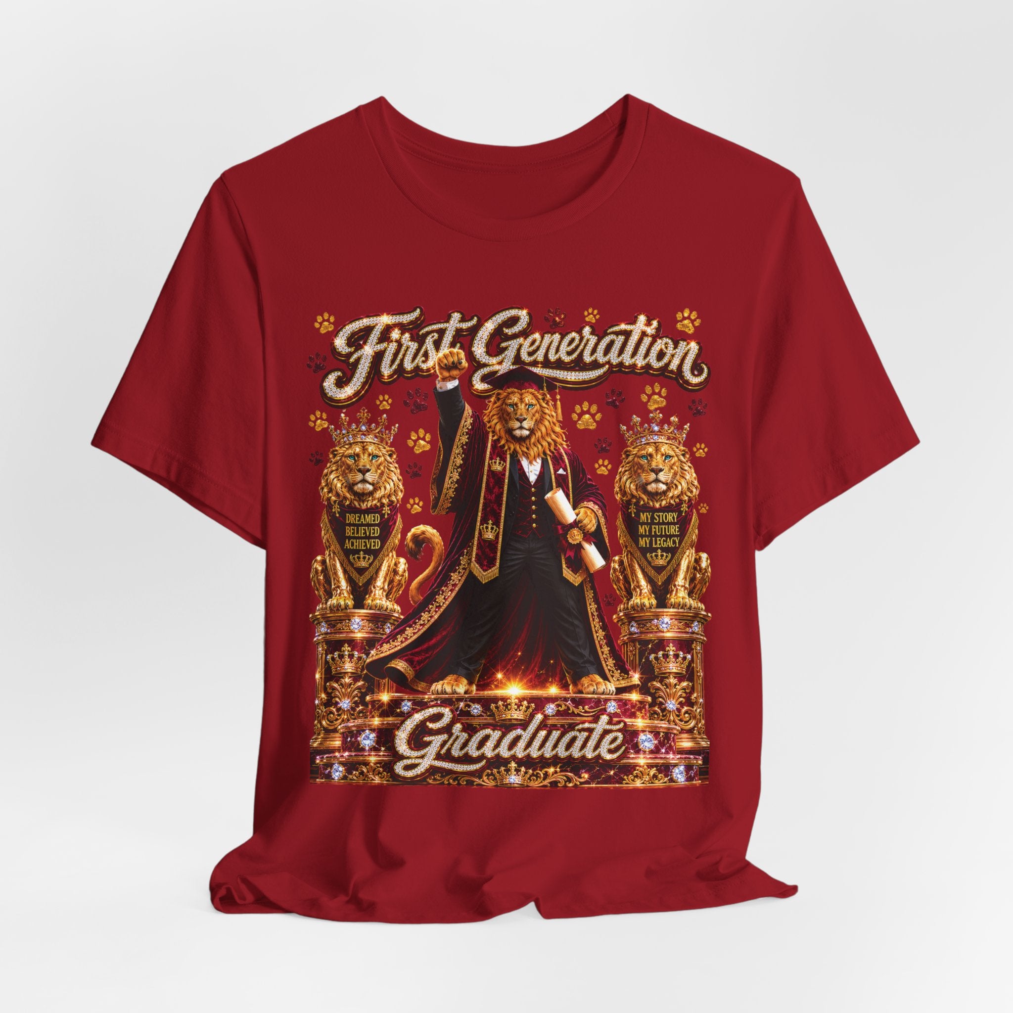 The King Miko Unisex Tee — First Generation Graduate