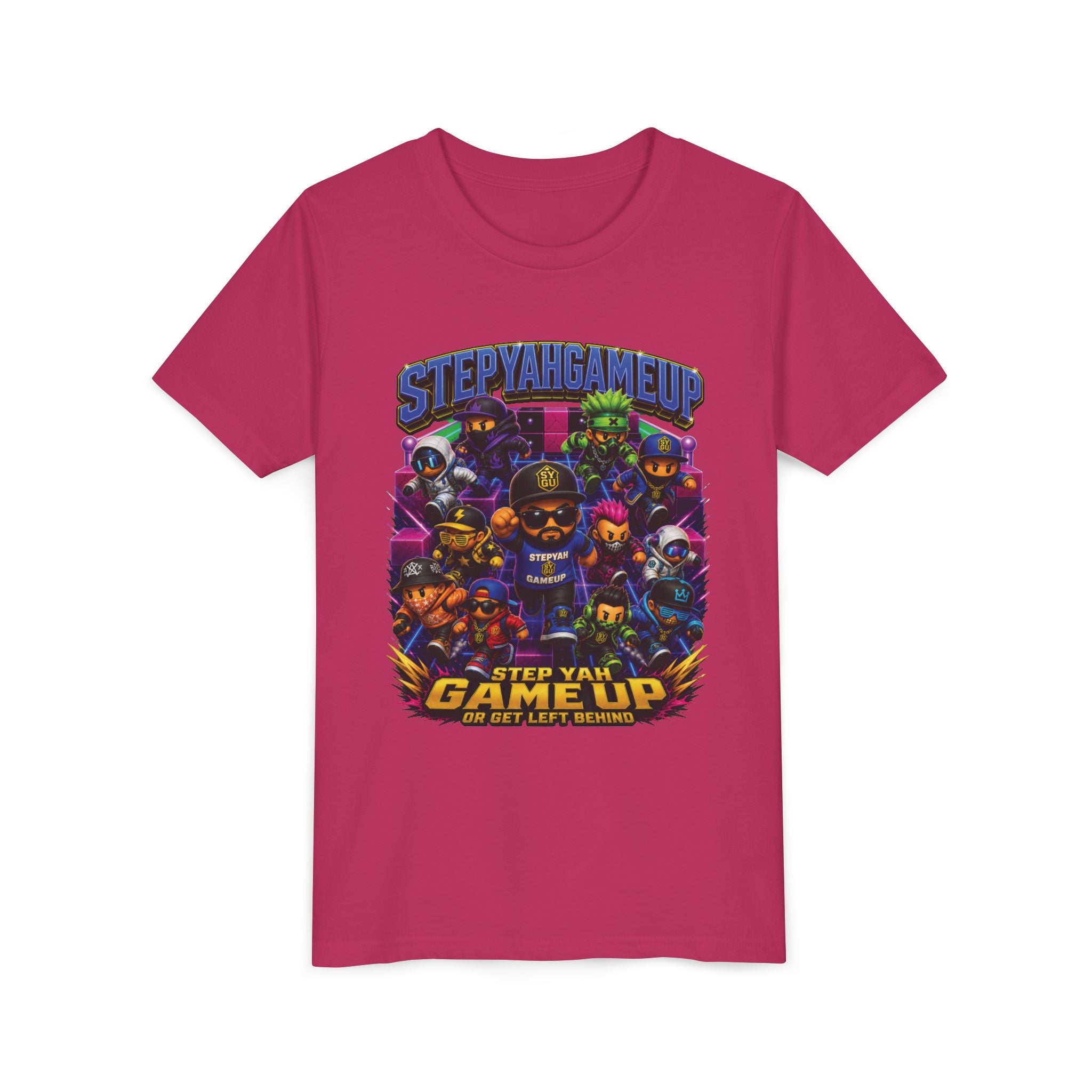 StepYahGameUp — Step Yah Game Up Or Get Left Behind | Unisex Youth Tee