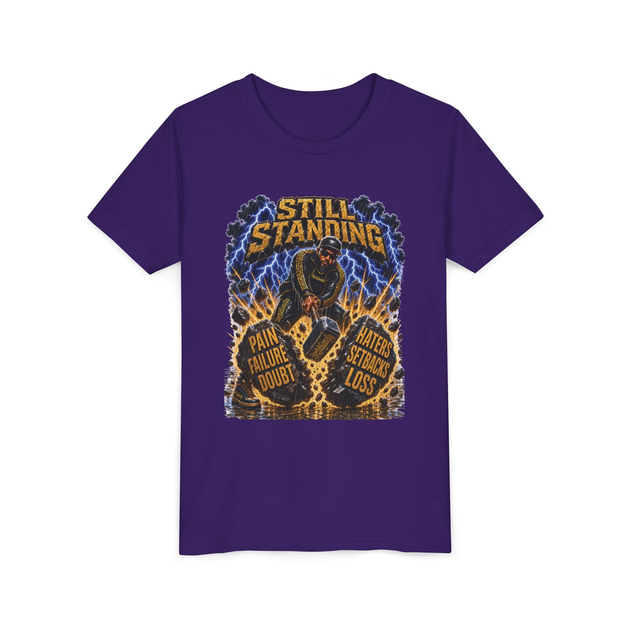StepYahGameUp — Still Standing | Youth Tee
