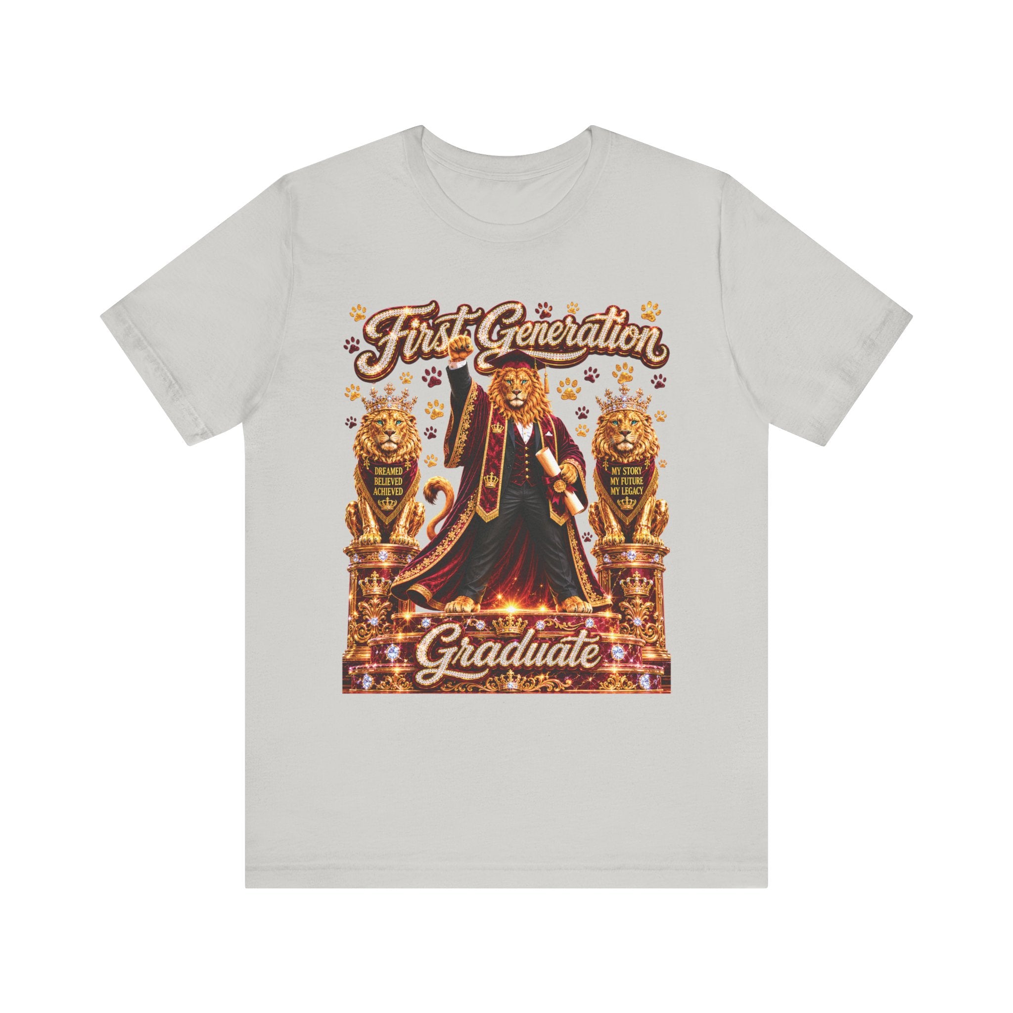 The King Miko Unisex Tee — First Generation Graduate