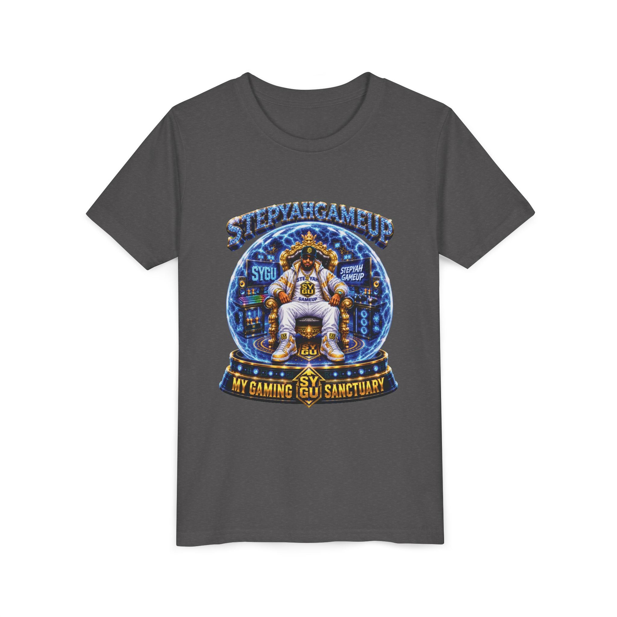 StepYahGameUp — My Gaming Sanctuary | Unisex Youth Tee
