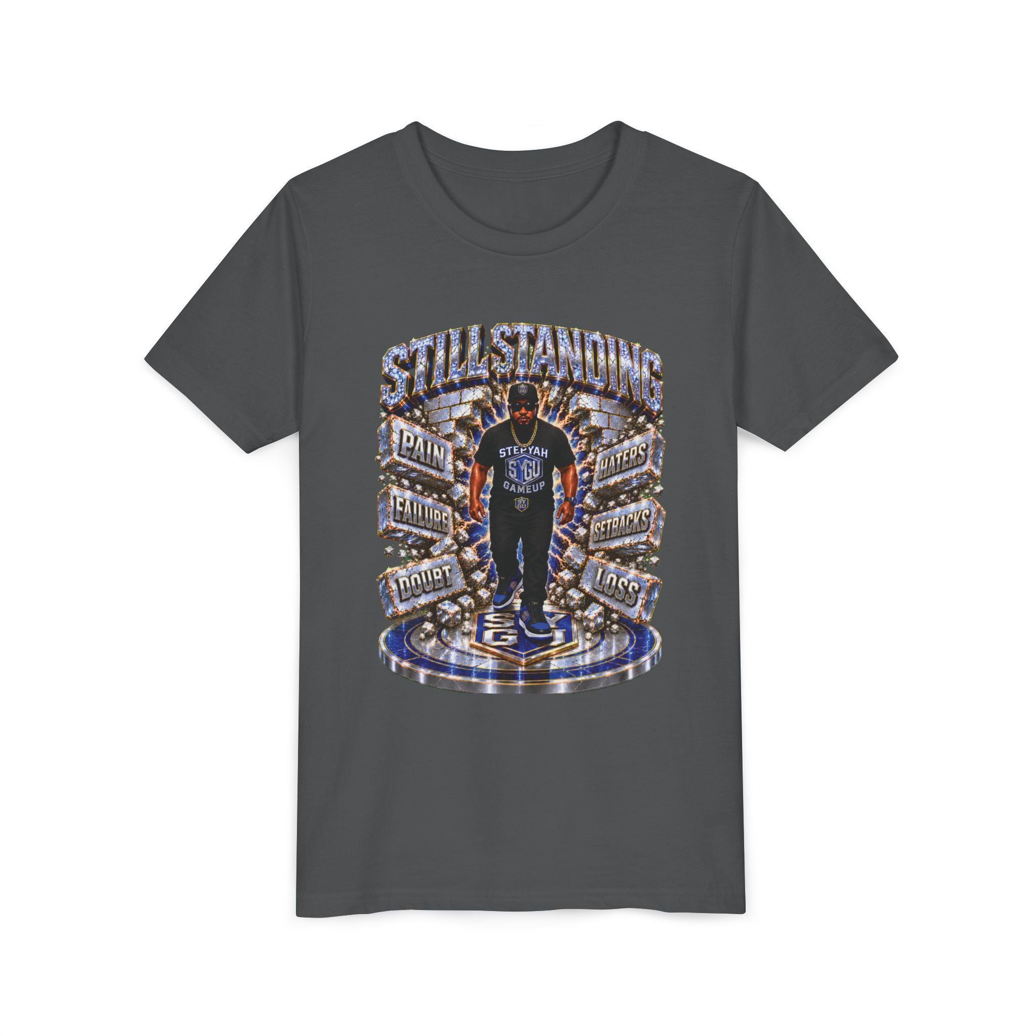 StepYahGameUp — Still Standing | Youth Tee