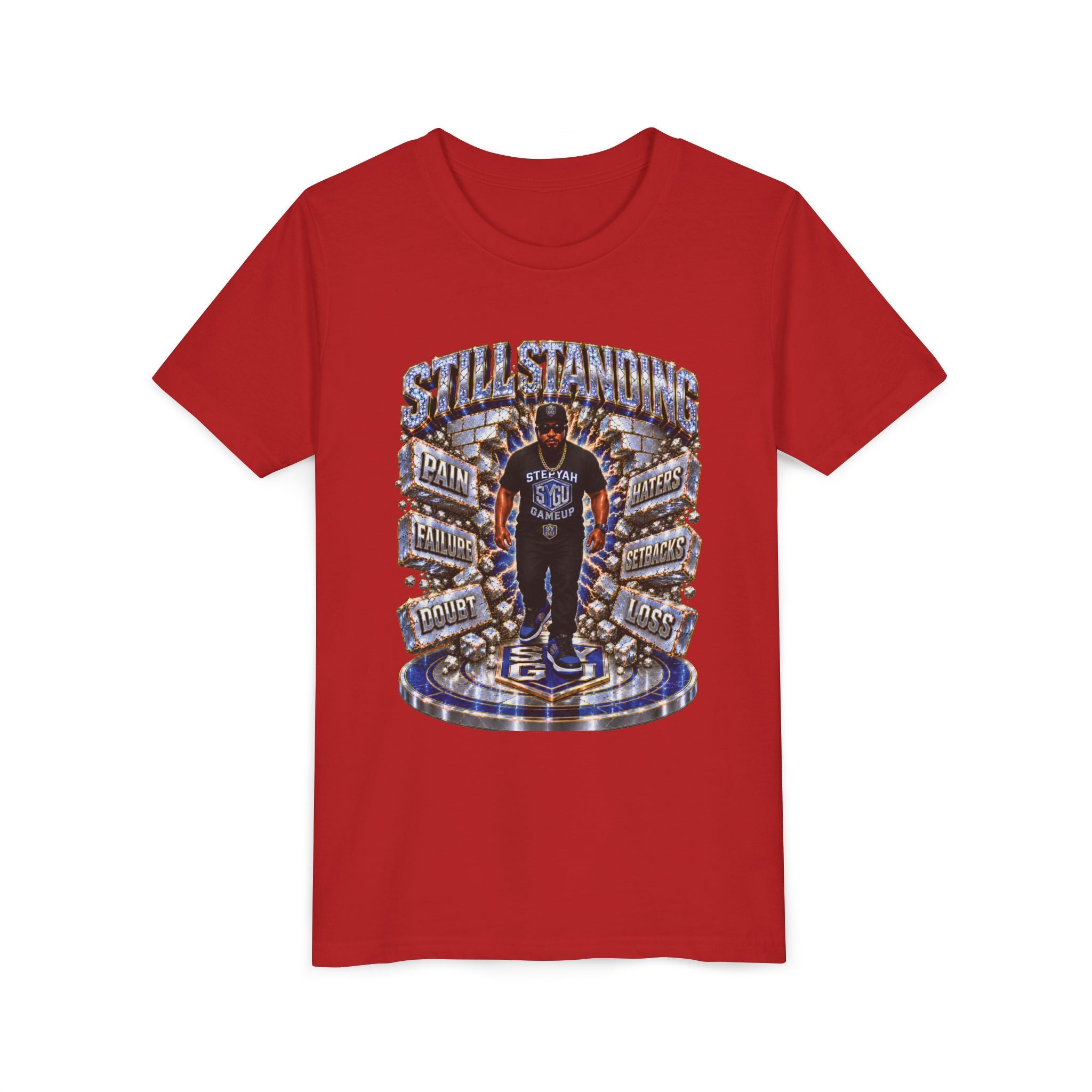 StepYahGameUp — Still Standing | Youth Tee
