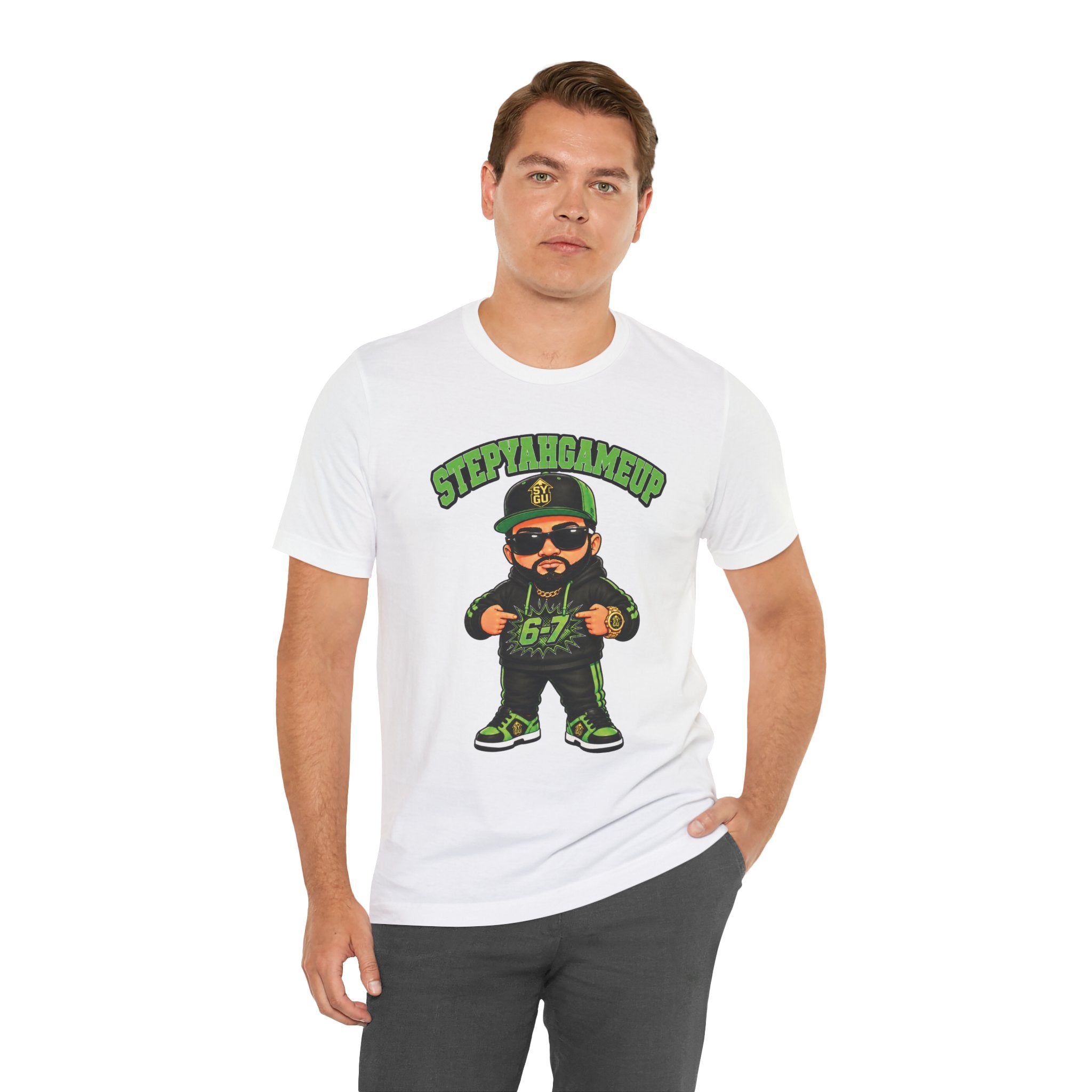 StepYahGameUp — Stumble Step 6-7 | Green Edition | Unisex Tee