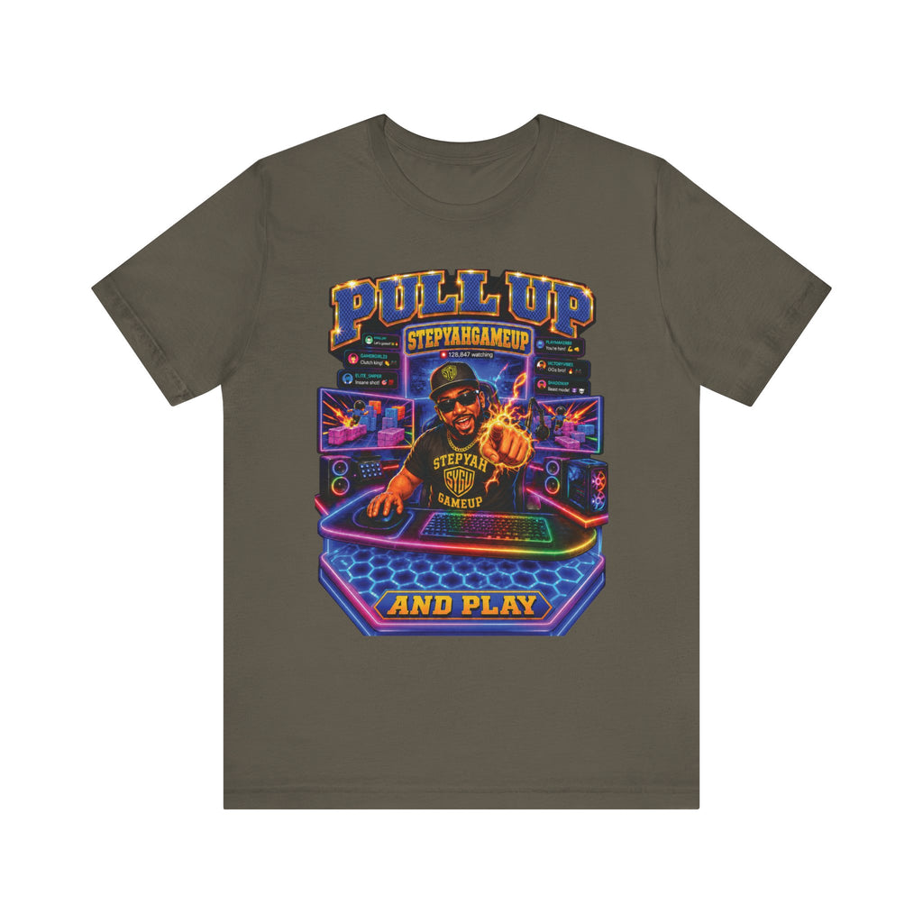 StepYahGameUp — Pull Up and Play | Unisex Tee