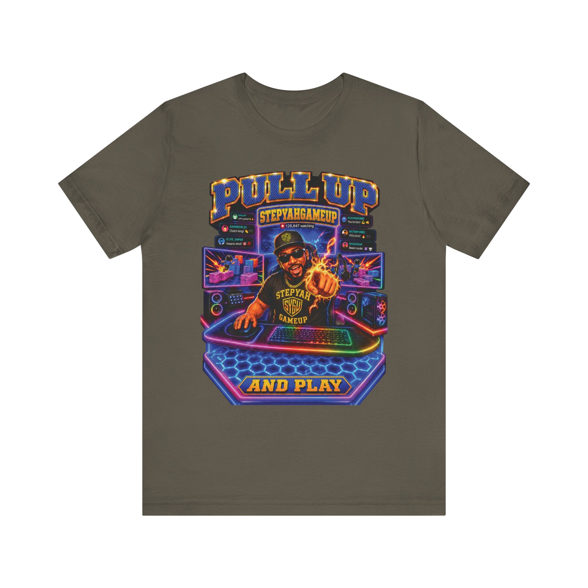 StepYahGameUp — Pull Up and Play | Unisex Tee