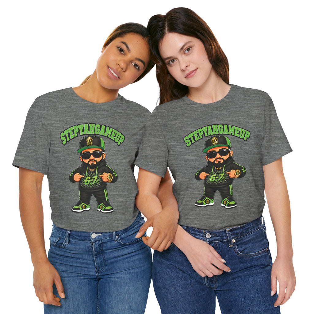 StepYahGameUp — Stumble Step 6-7 | Green Edition | Unisex Tee