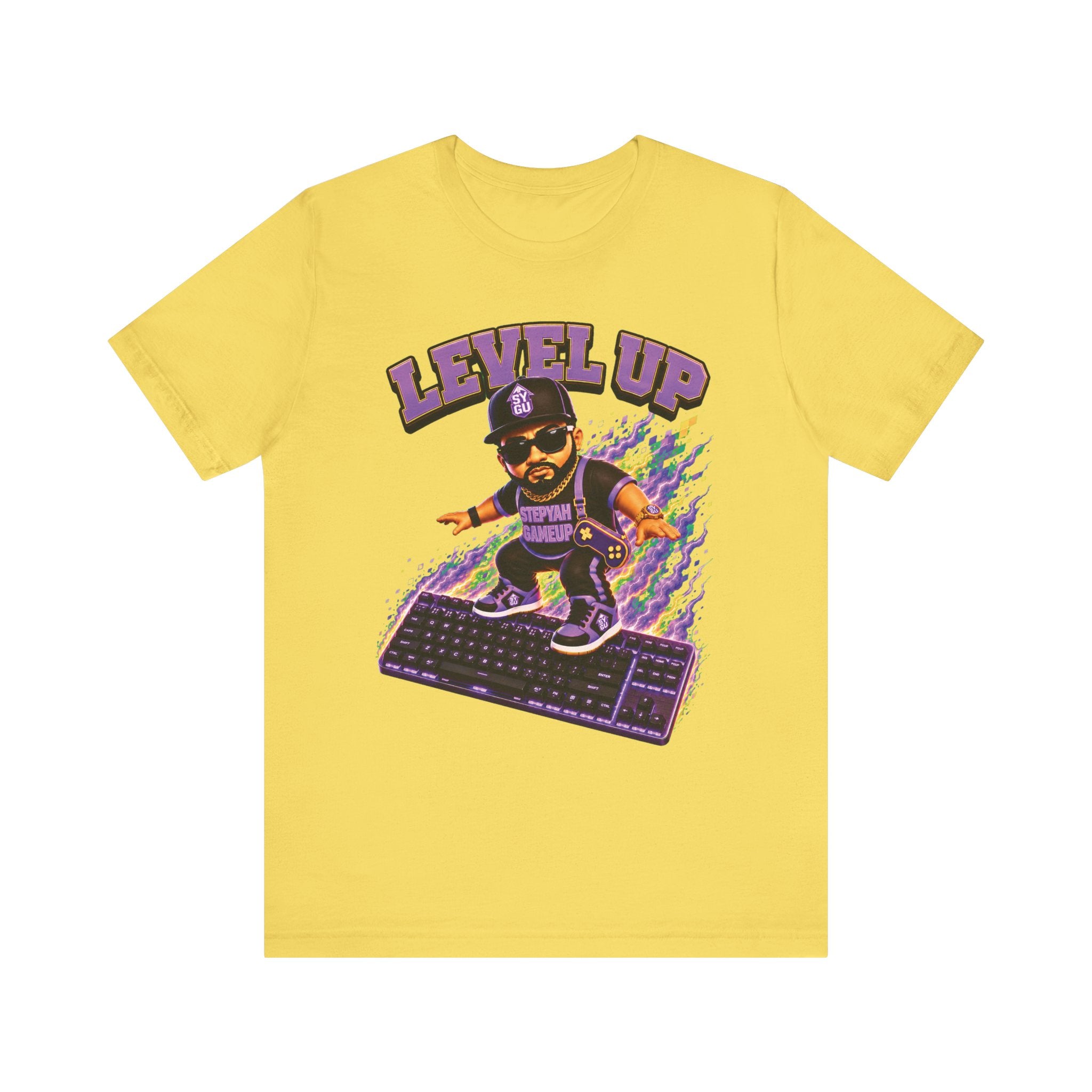 StepYahGameUp — Level Up | Keyboard Rider | Unisex Tee