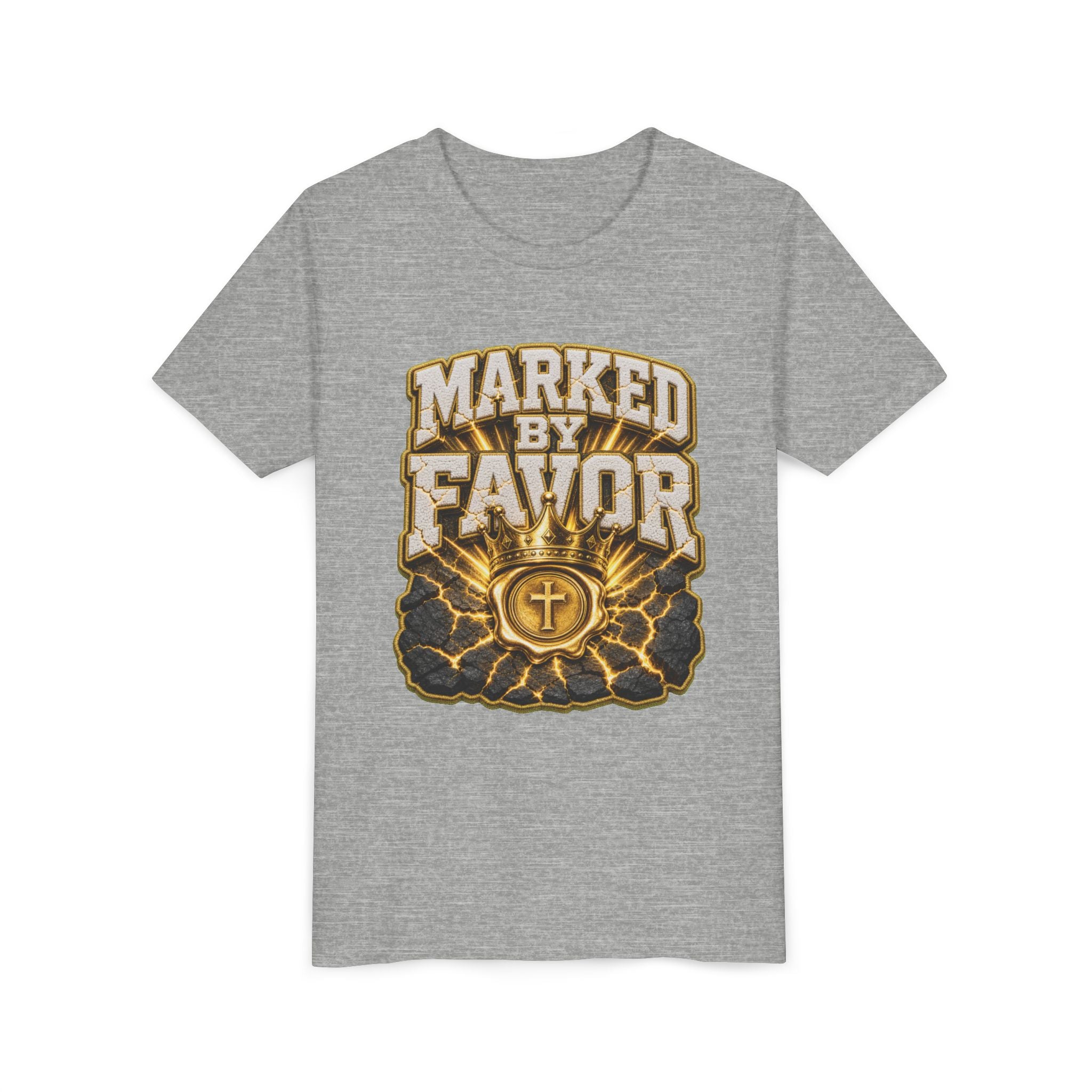 Walk By Faith ✝️ — Marked By Favor | Unisex Youth Tee
