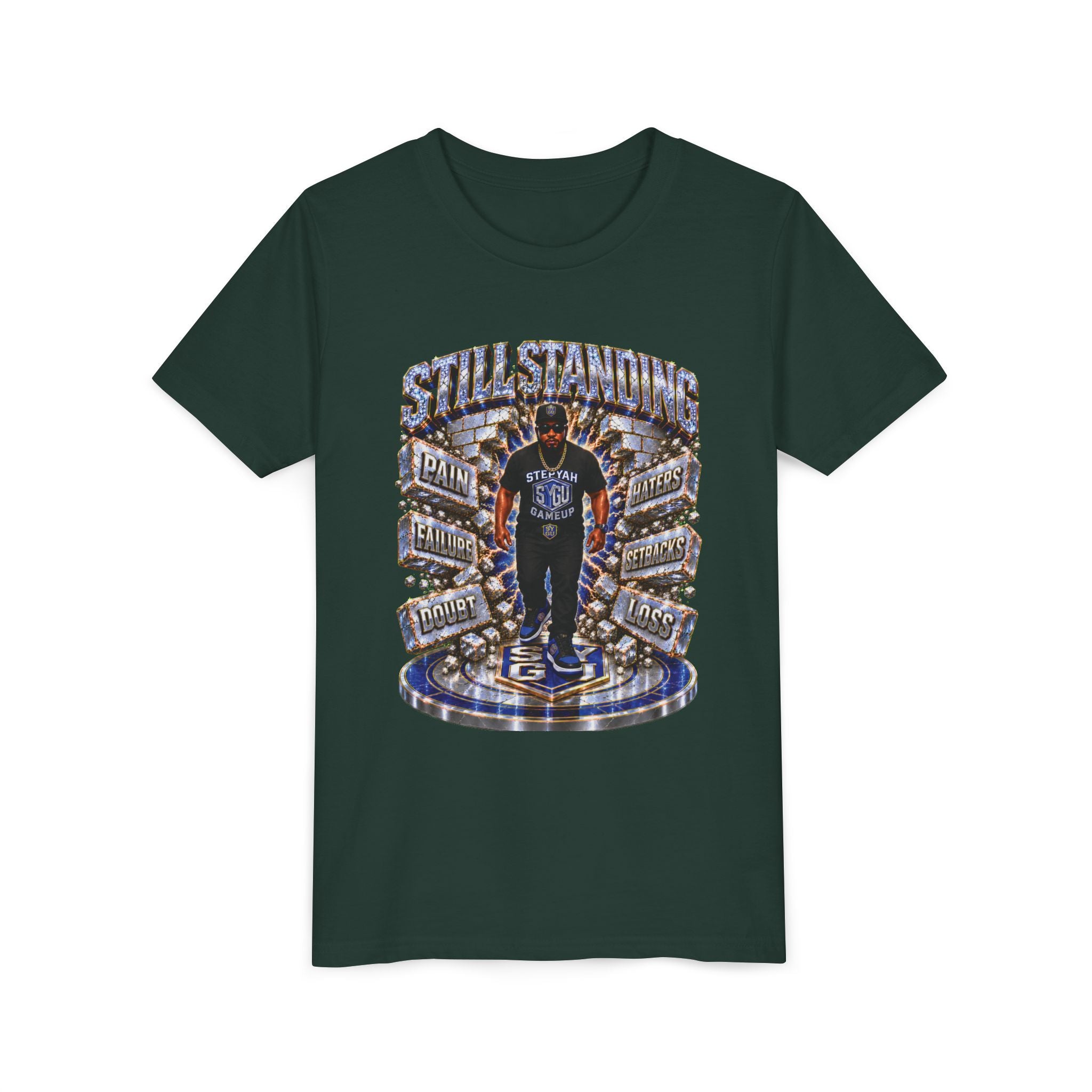 StepYahGameUp — Still Standing | Youth Tee
