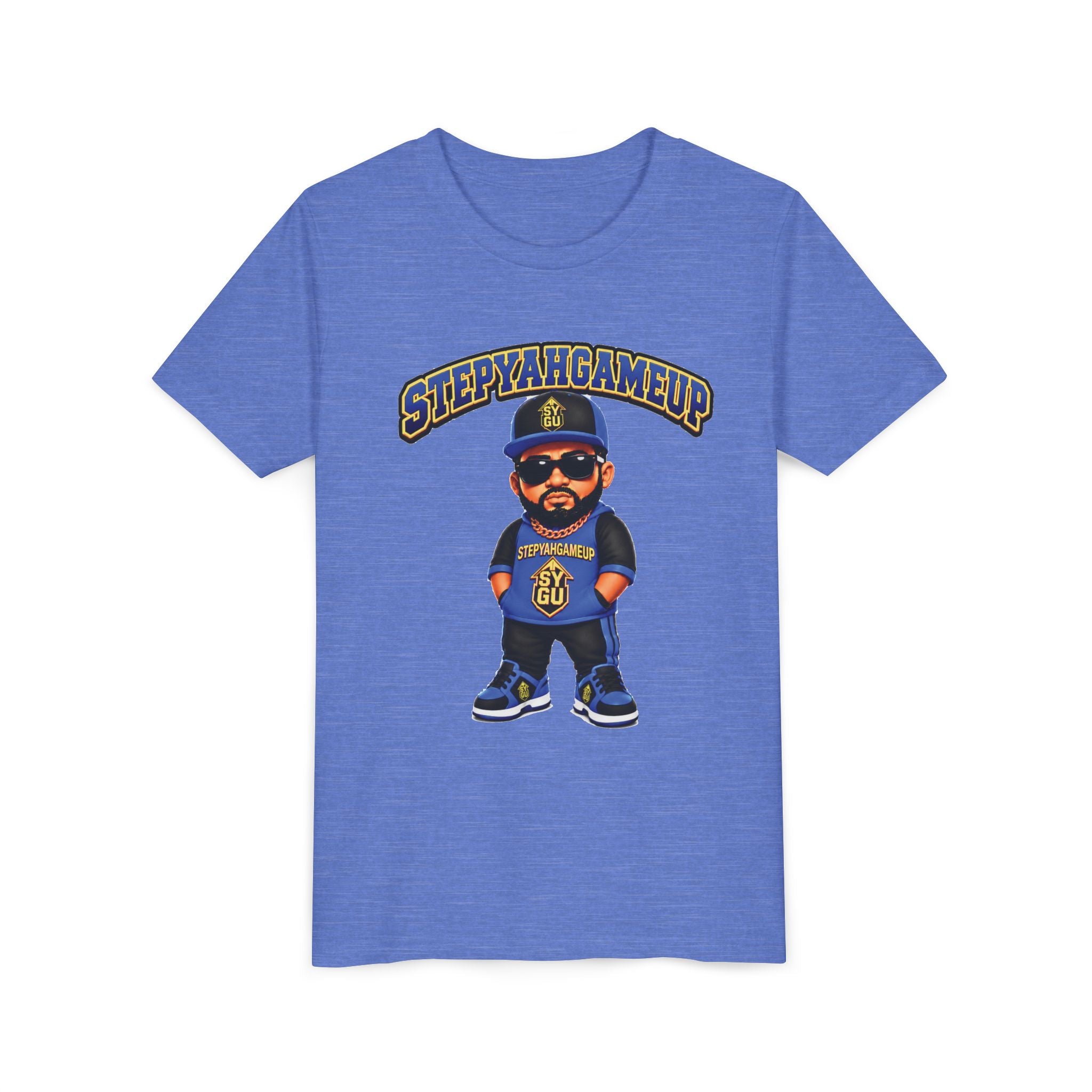 StepYahGameUp — Stumble Step | Hands In Pockets | Unisex Youth Tee