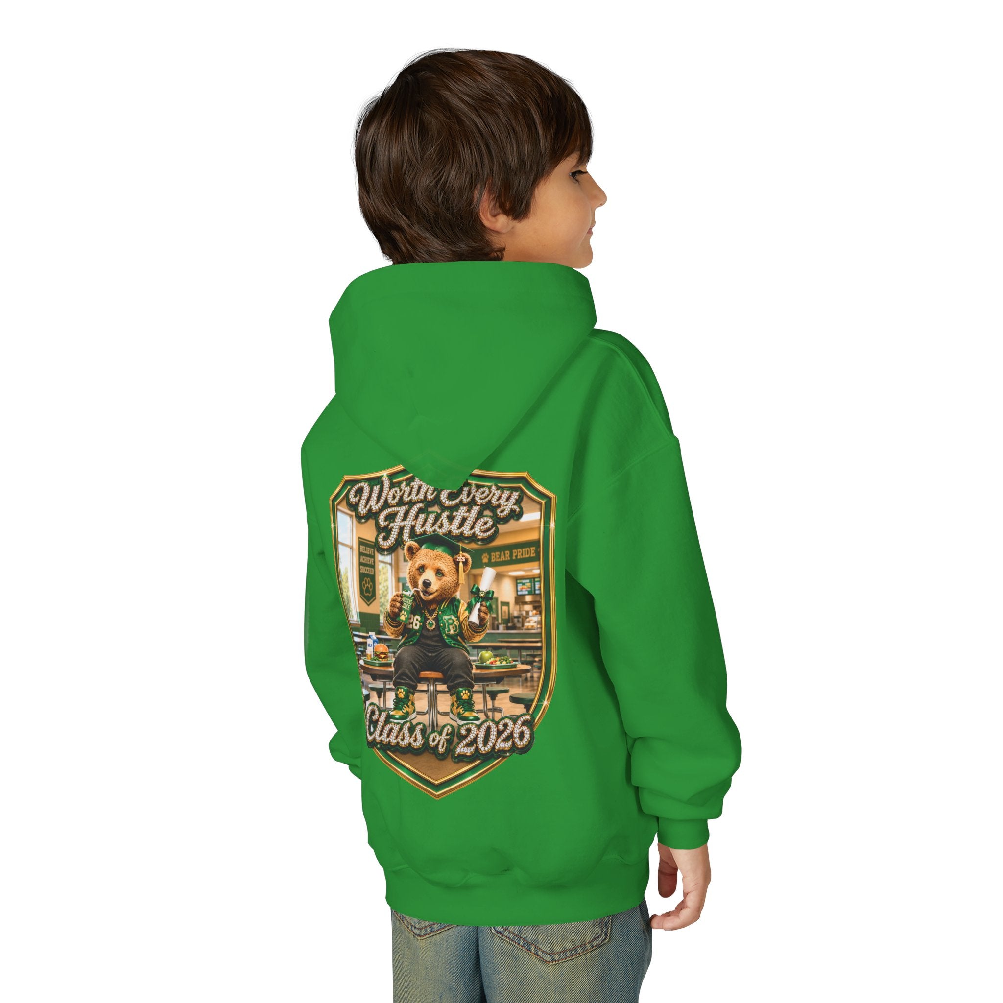 Little Barrett Youth Hoodie — Worth Every Hustle