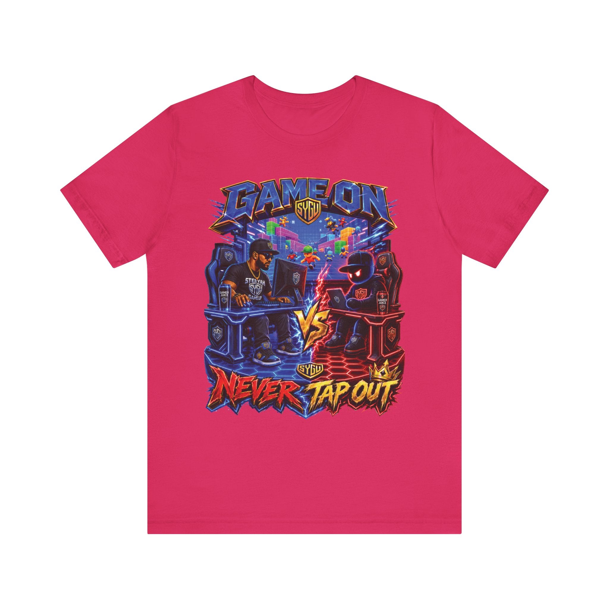 StepYahGameUp — Game On Never Tap Out | Unisex Tee
