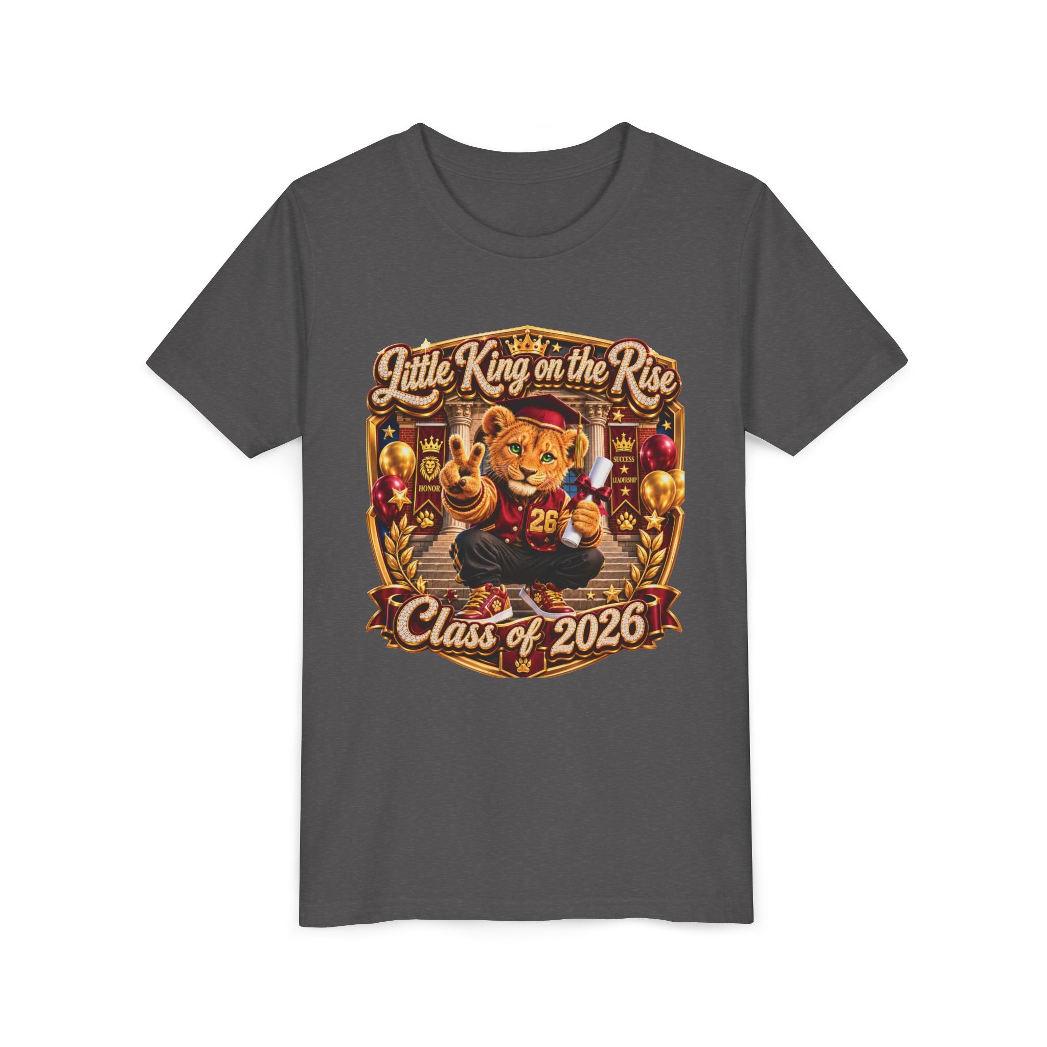 Little King Miko Unisex   Youth Tee — Little King on the Rise