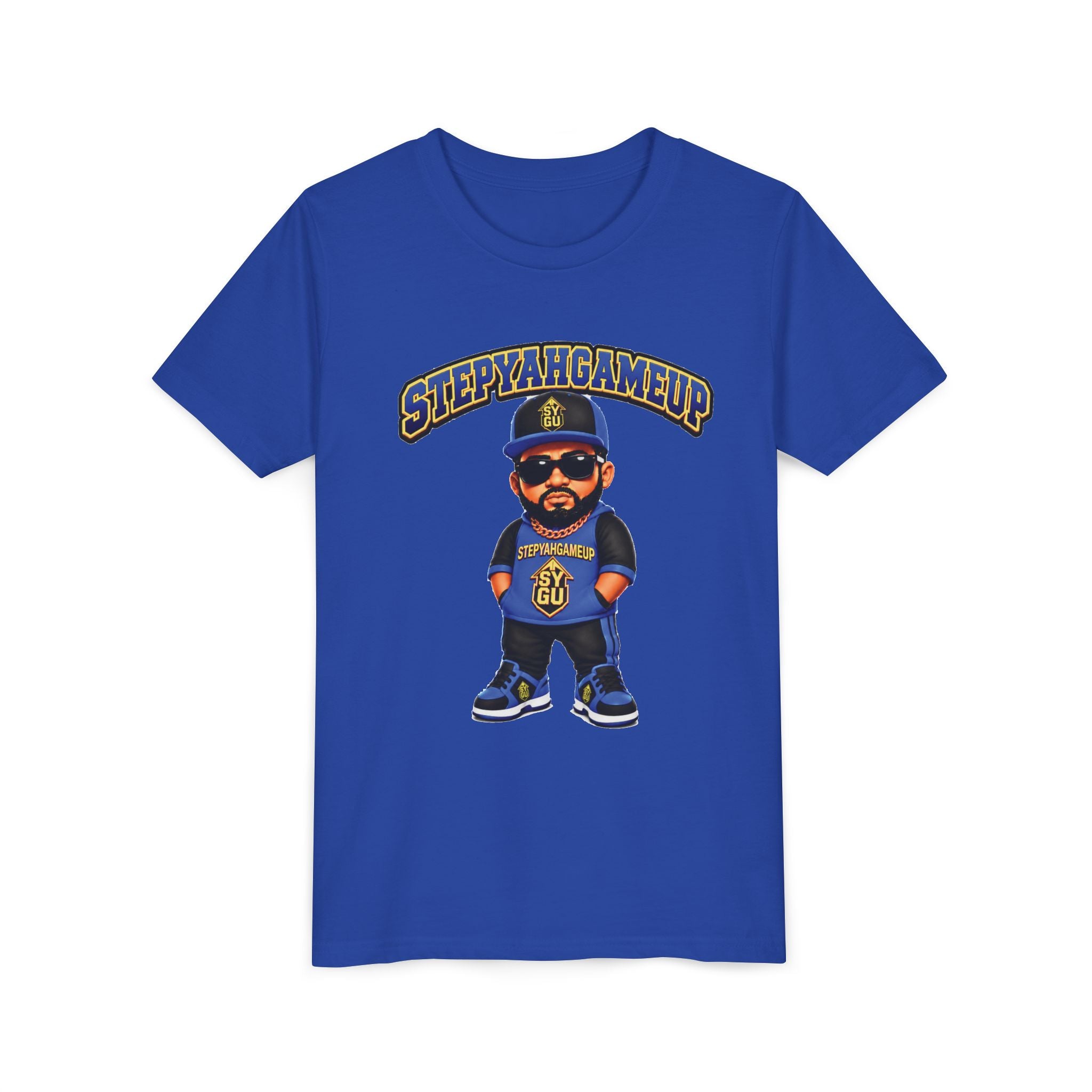 StepYahGameUp — Stumble Step | Hands In Pockets | Unisex Youth Tee