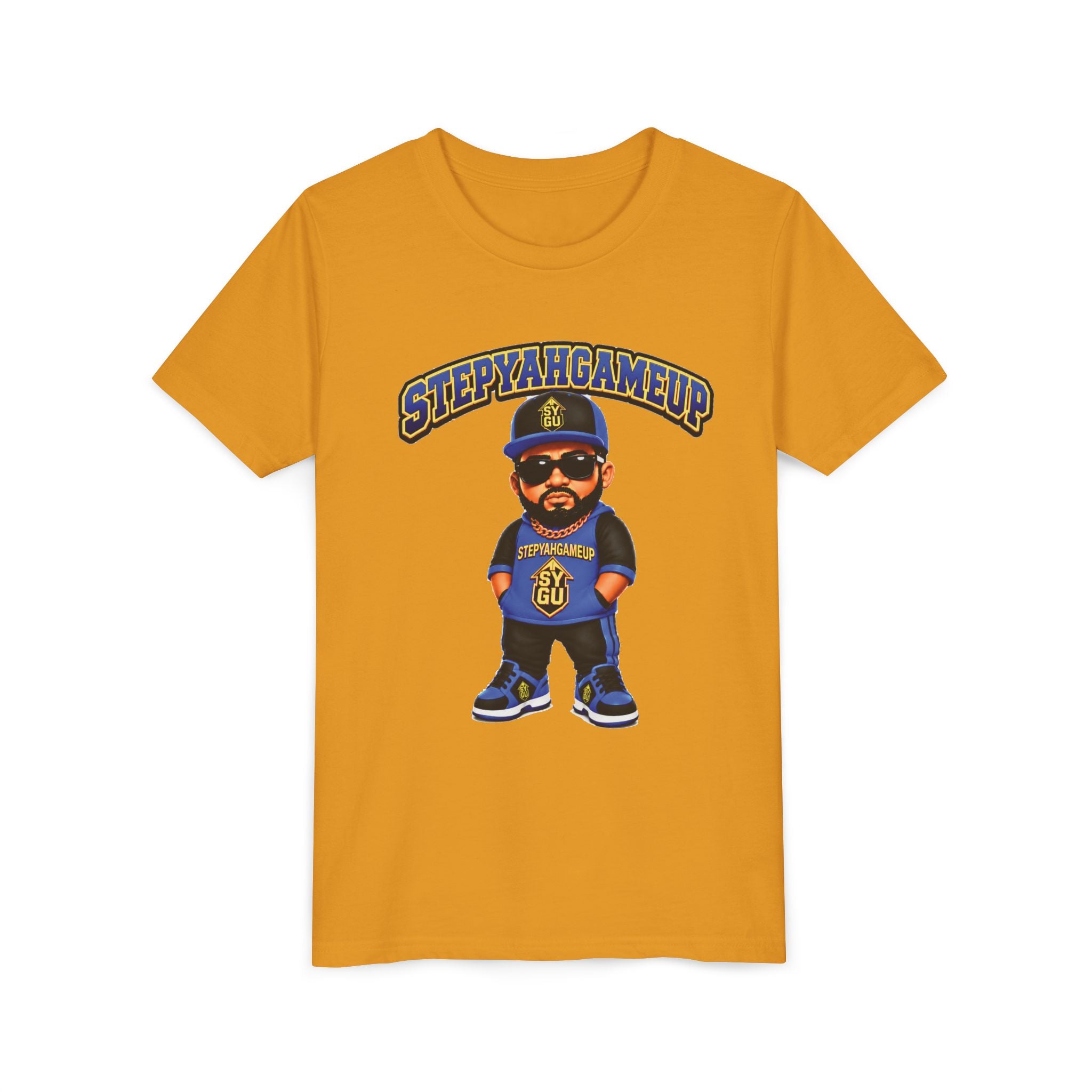 StepYahGameUp — Stumble Step | Hands In Pockets | Unisex Youth Tee