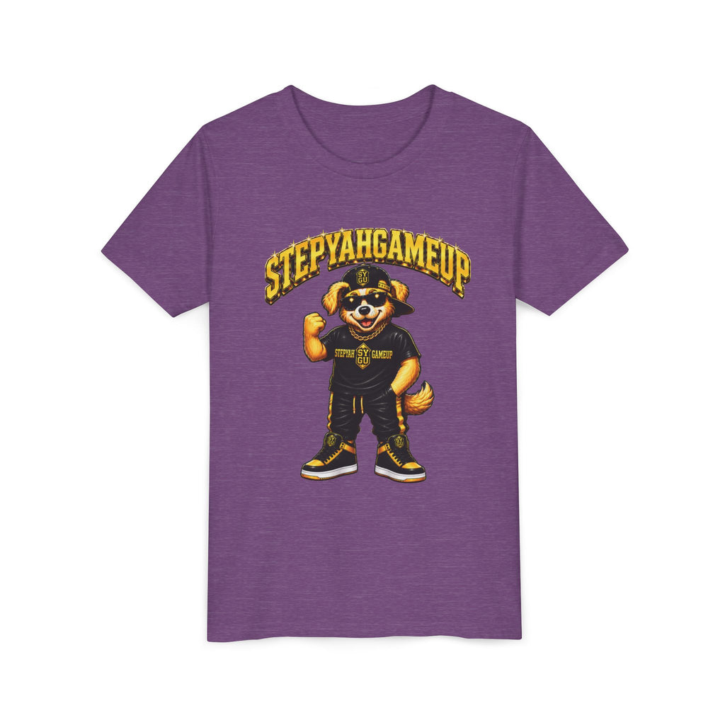 StepYahGameUp — SYGU Dog | Gold Edition | Unisex Youth Tee