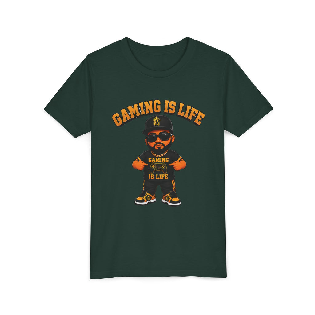 StepYahGameUp — Gaming Is Life | Youth Tee