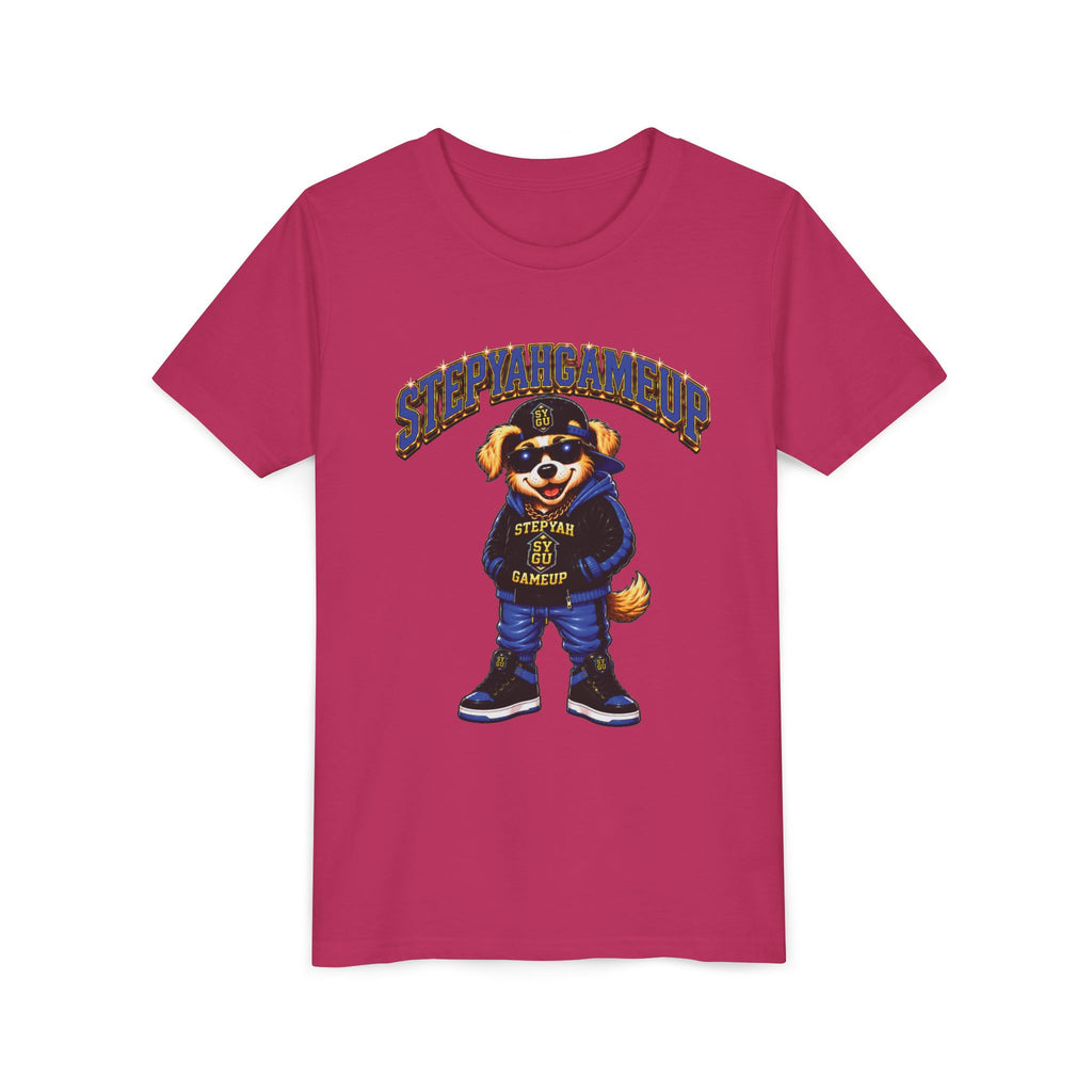 StepYahGameUp — SYGU Dog | Blue Edition | Unisex Youth Tee