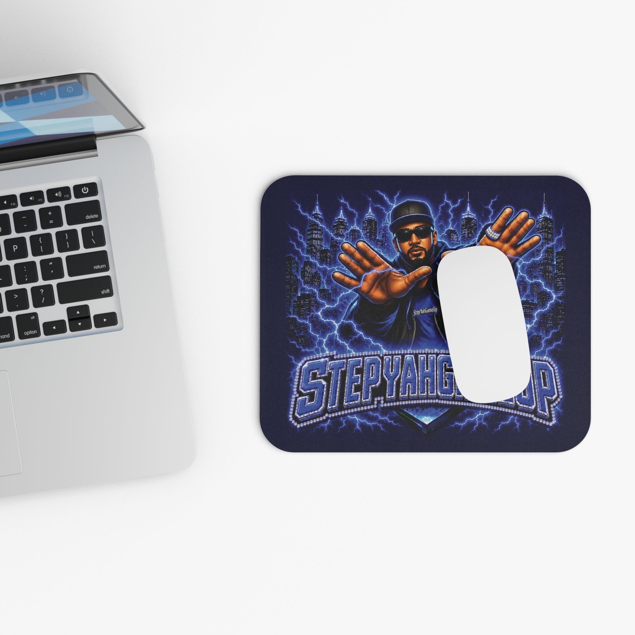 StepYahGameUp Mouse Pad — Electric Edition