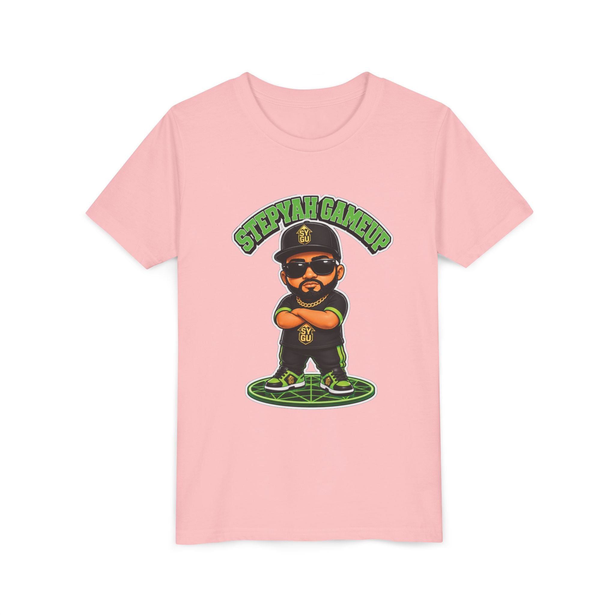 StepYahGameUp — Stumble Step Green Edition | Youth Tee