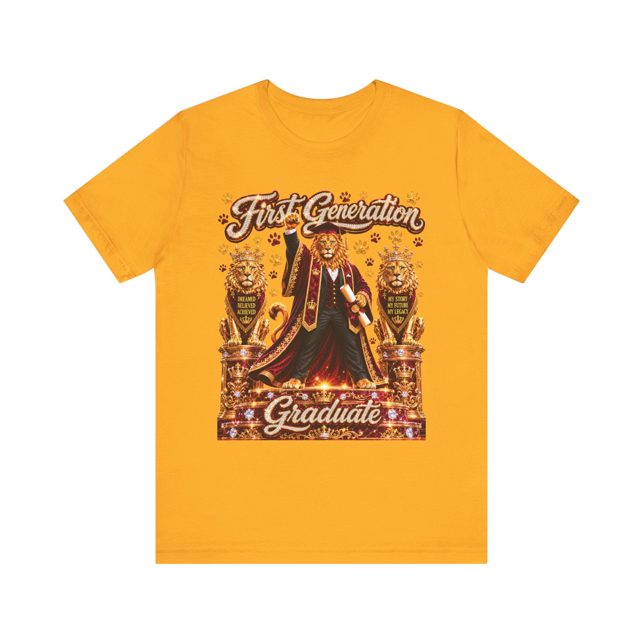 The King Miko Unisex Tee — First Generation Graduate