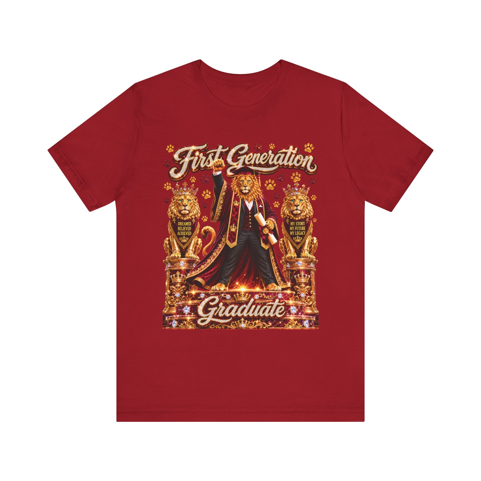 The King Miko Unisex Tee — First Generation Graduate