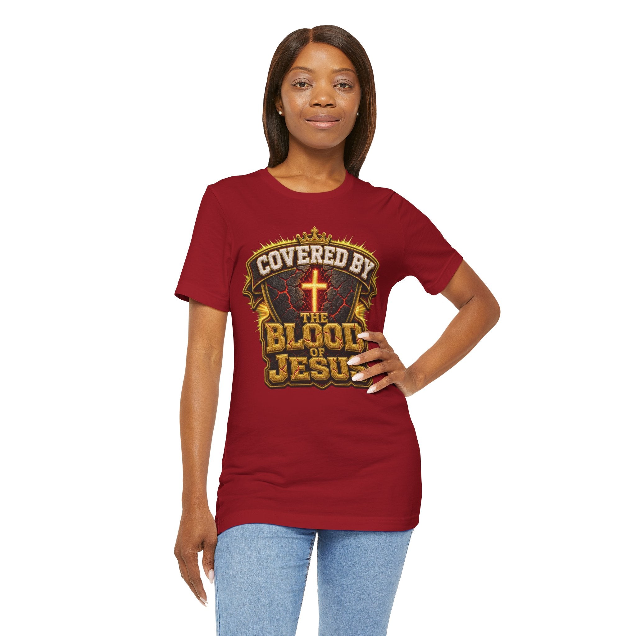 Walk By Faith ✝️ — Covered By The Blood Of Jesus | Unisex Tee