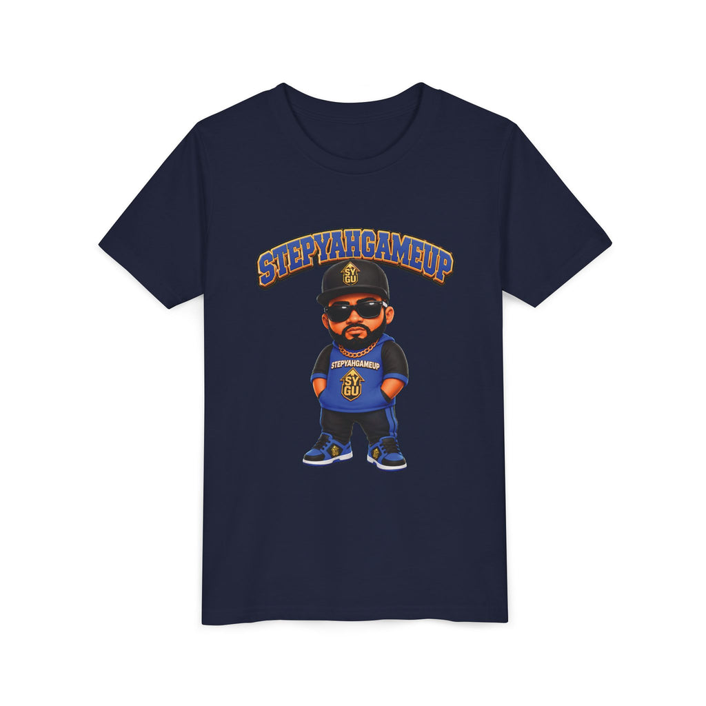 StepYahGameUp — Stumble Step | Hands In Pockets | Youth Tee